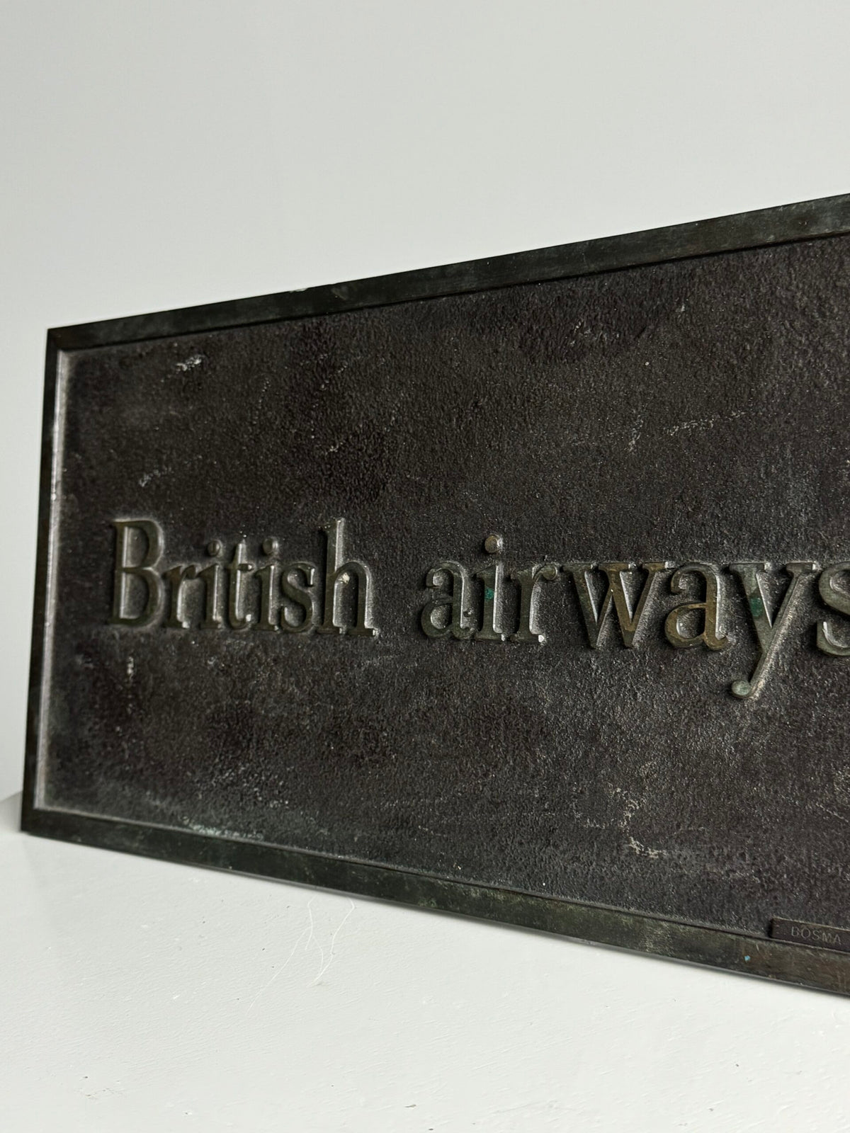 Bronze British Airways Plaque, c. 1974 to 1985, photo 1