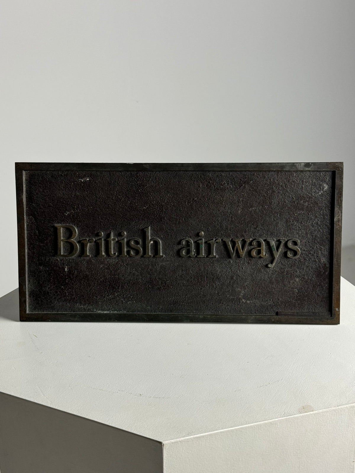 Bronze British Airways Plaque, c. 1974 to 1985, photo 14