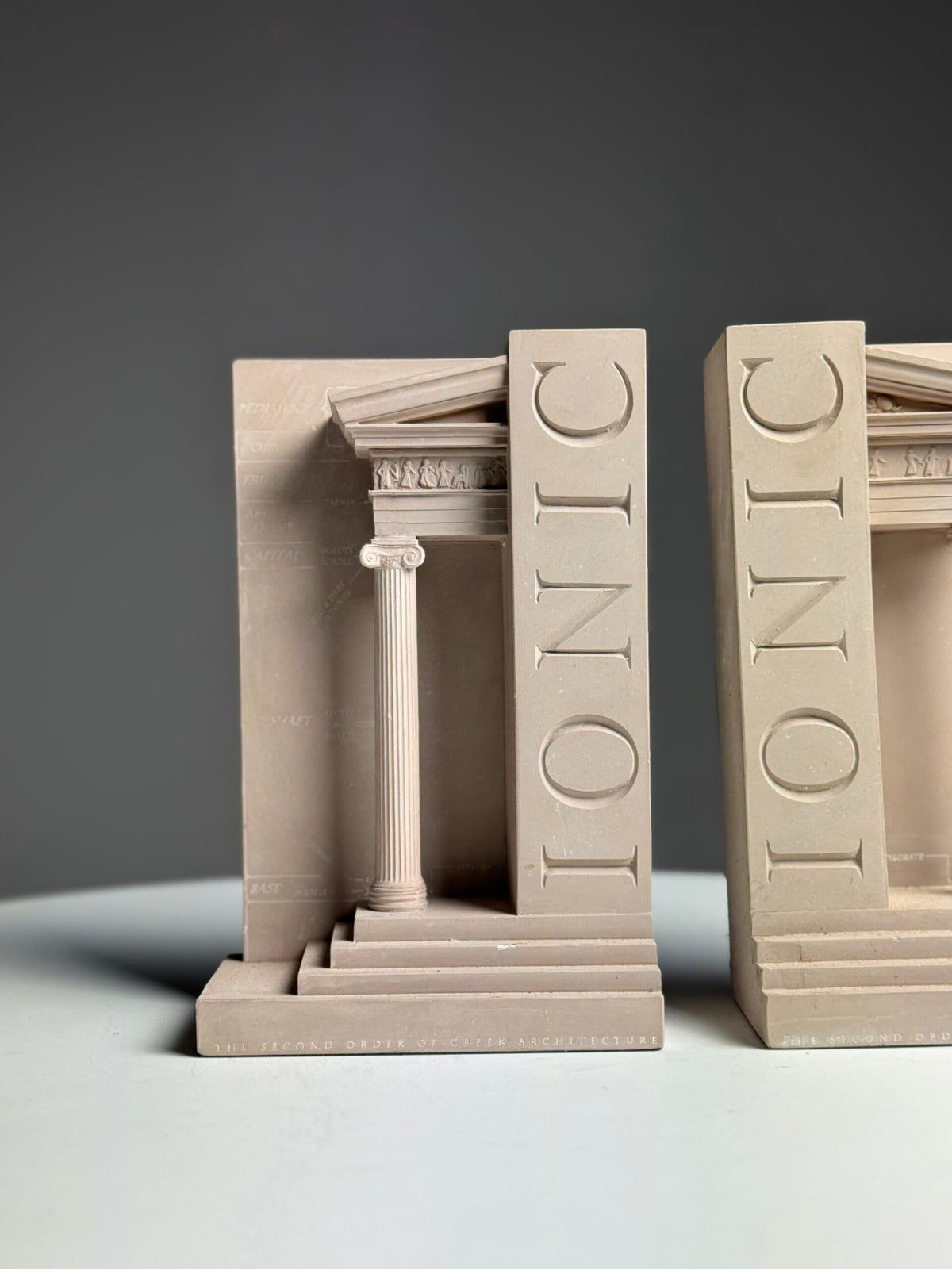 Pair of Ionic Architectural Bookends, England, photo 18