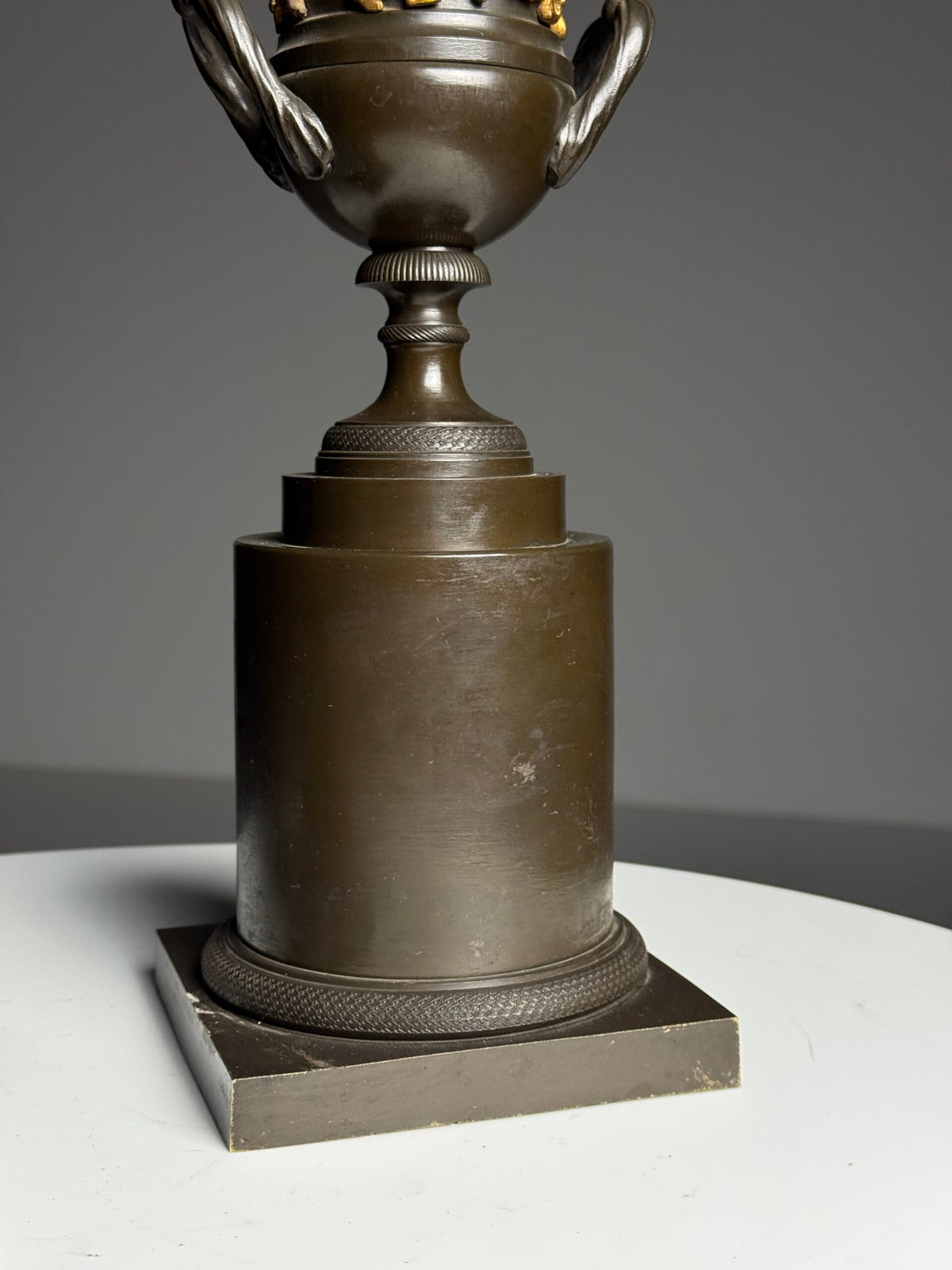Pair of Medici Style Bronze Vases, France, 19th Century, photo 7