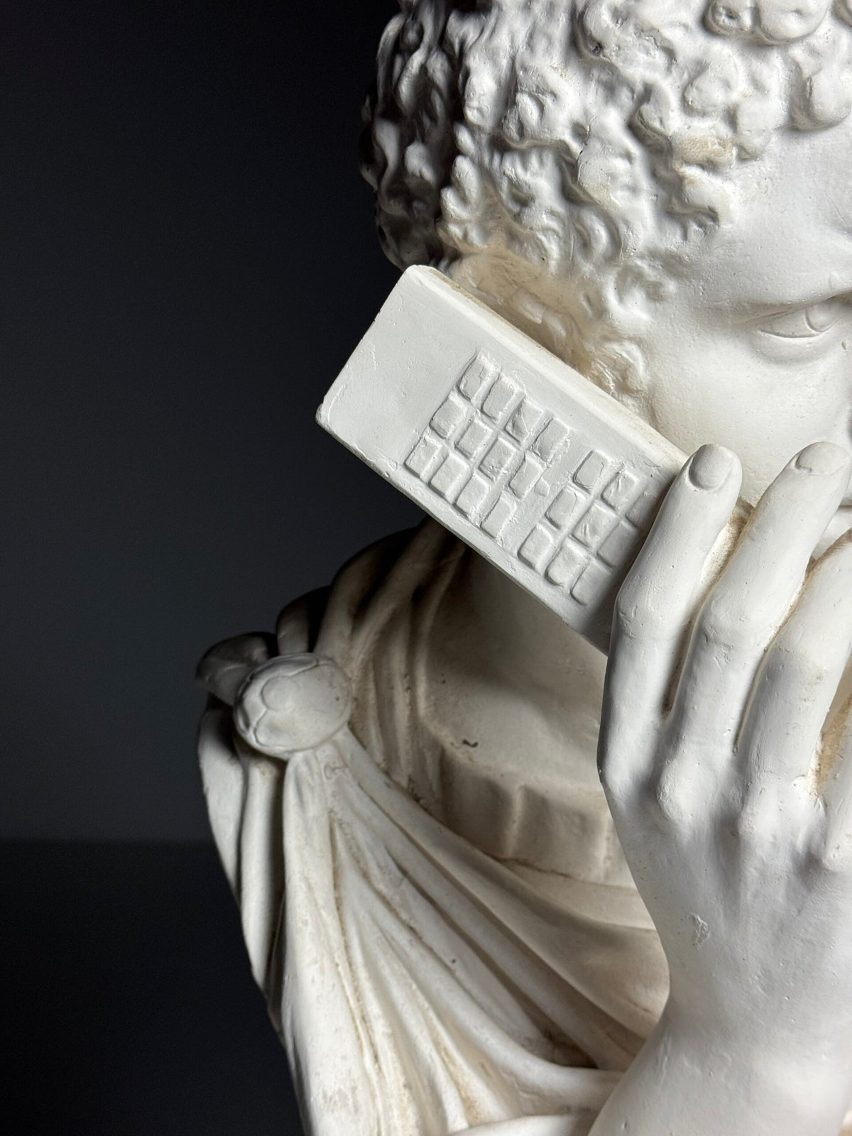 Plaster Bust of Emperor Caracalla on the Phone, photo 14