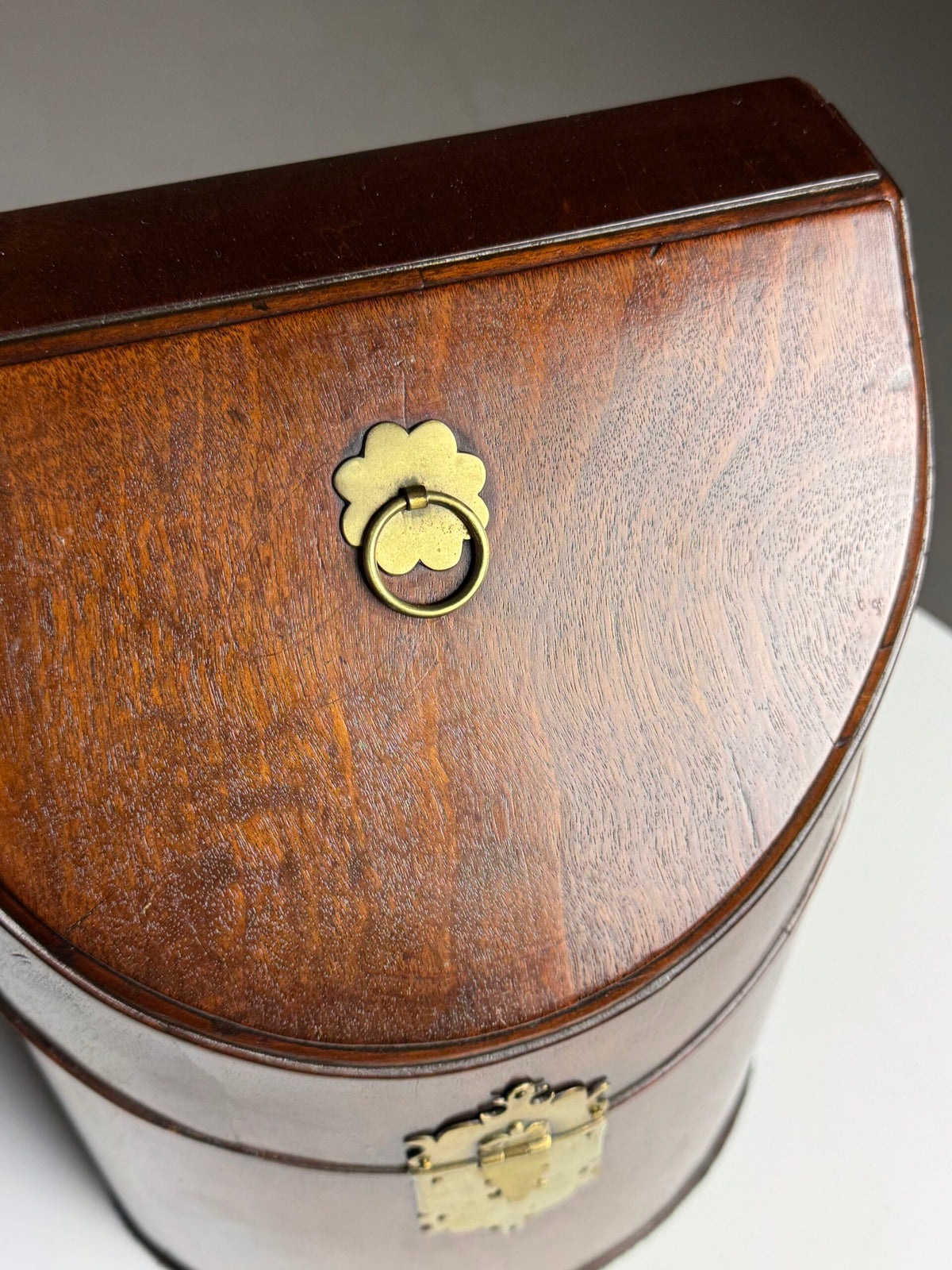 18th Century English Mahogany Cutlery Box Converted to Letter Holder, photo 18