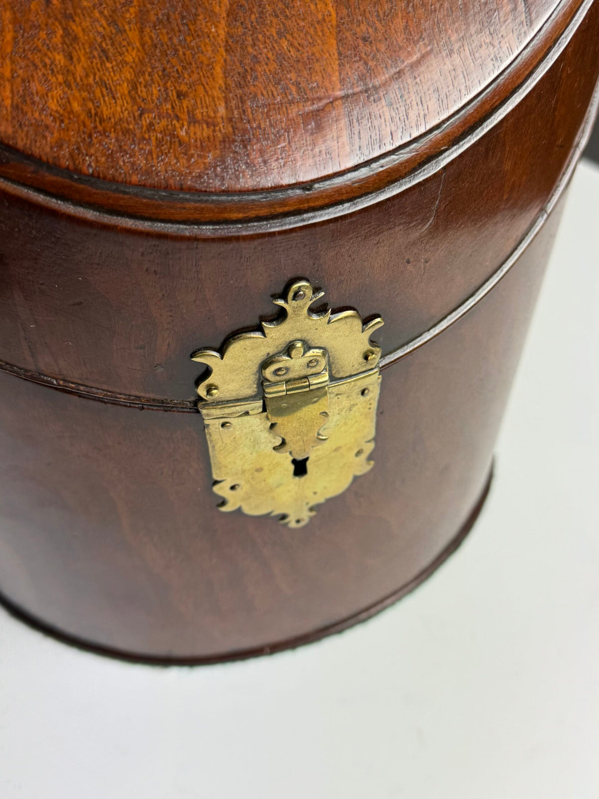 18th Century English Mahogany Cutlery Box Converted to Letter Holder, photo 17
