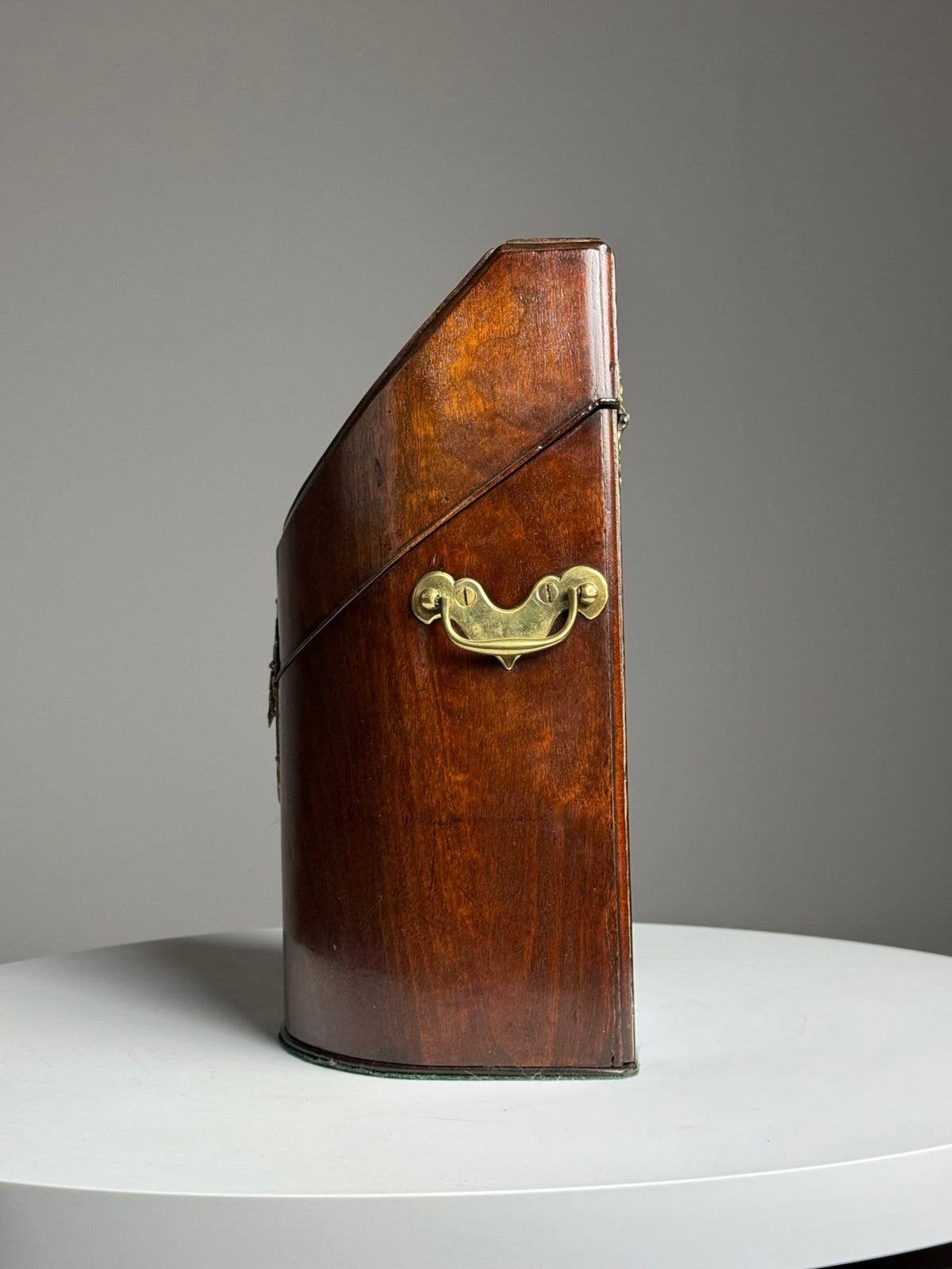 18th Century English Mahogany Cutlery Box Converted to Letter Holder, photo 11