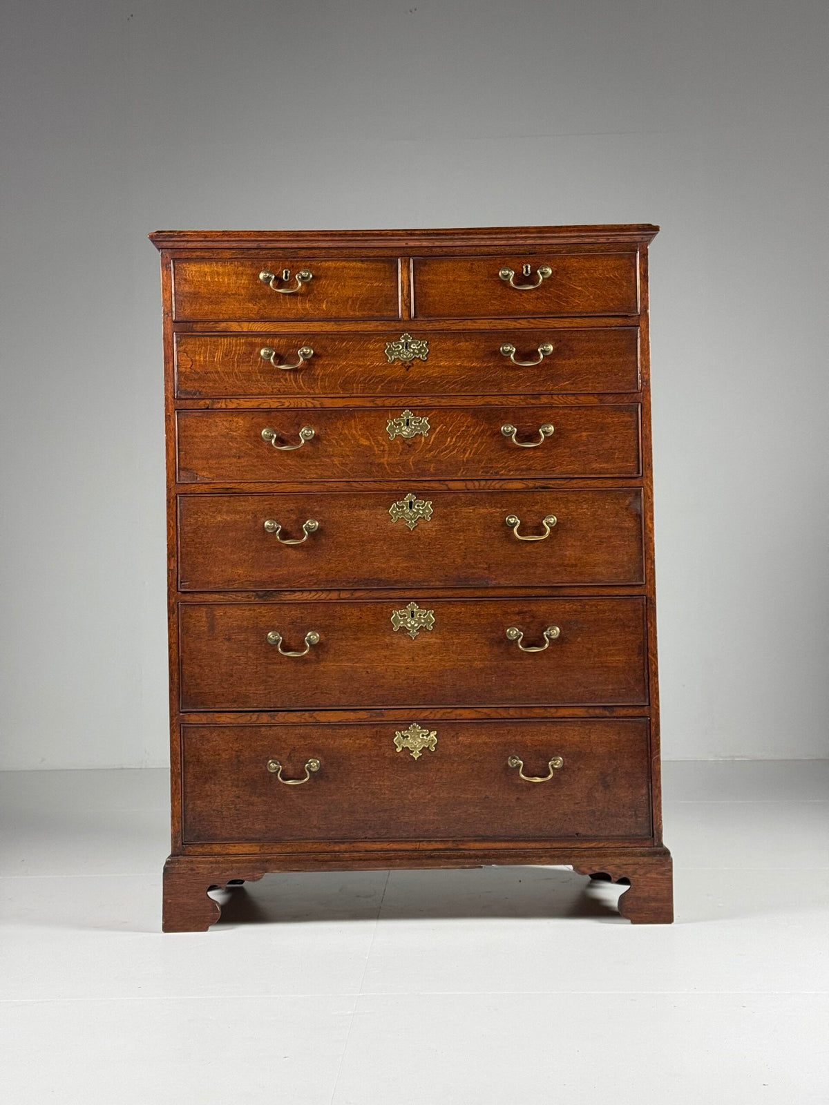 English Oak Tallboy Chest of Drawers, Early 19th Century, photo 23