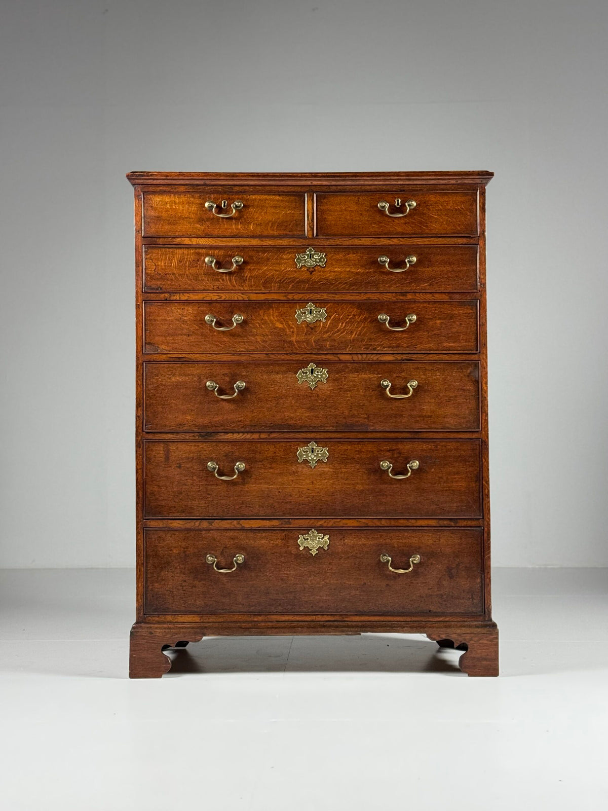 English Oak Tallboy Chest of Drawers, Early 19th Century, photo 1