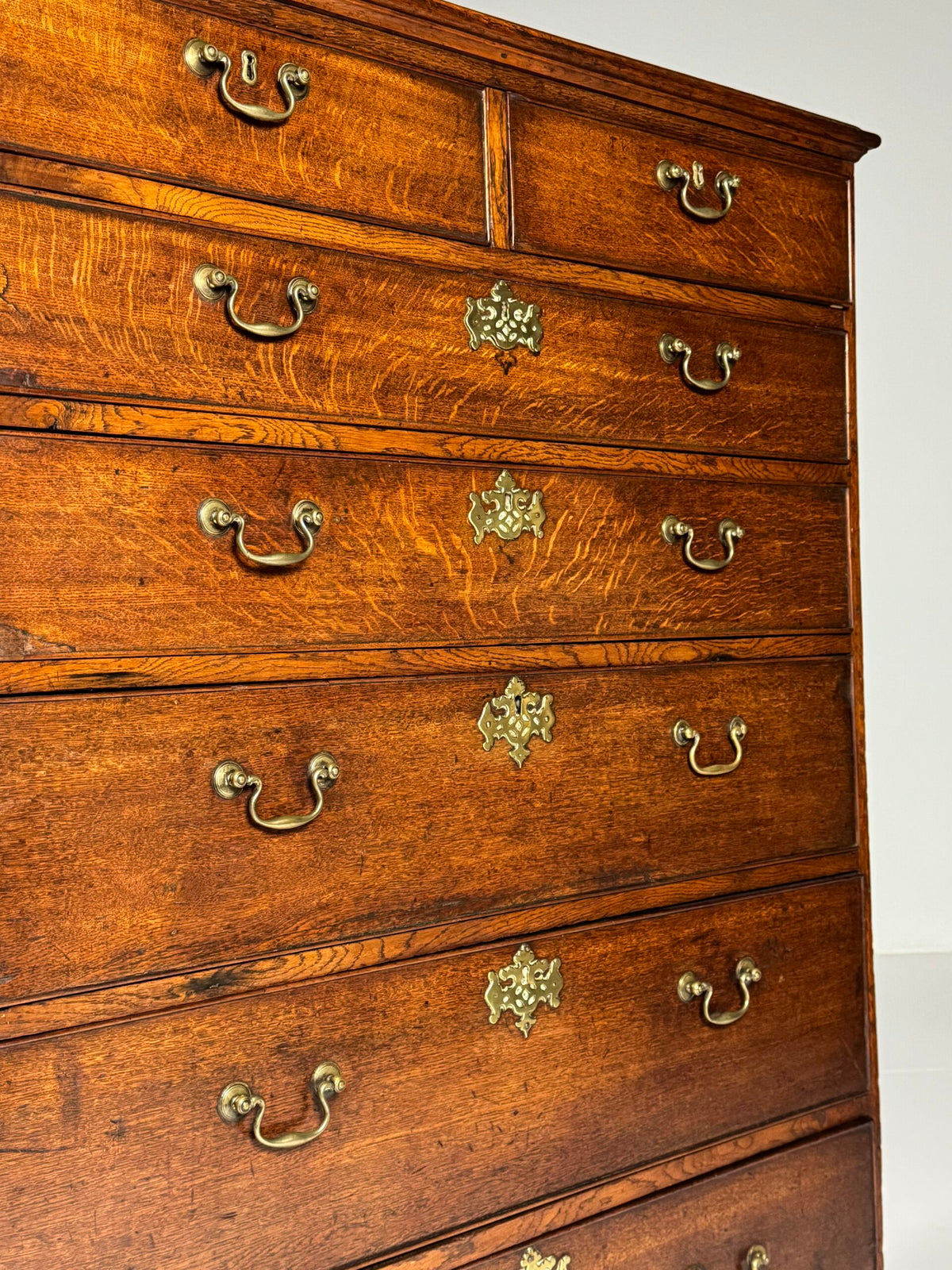 English Oak Tallboy Chest of Drawers, Early 19th Century, photo 4