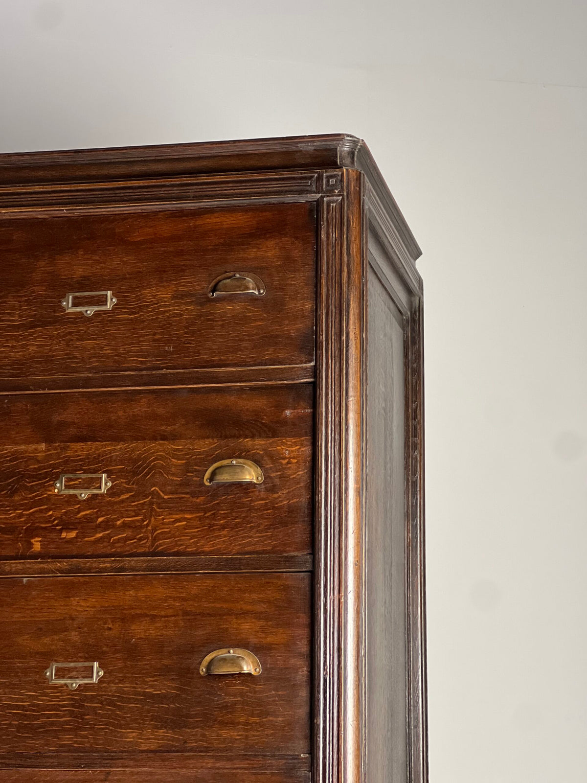 Solid Oak Apothecary Cabinet, Belgium c. 1900, photo 3