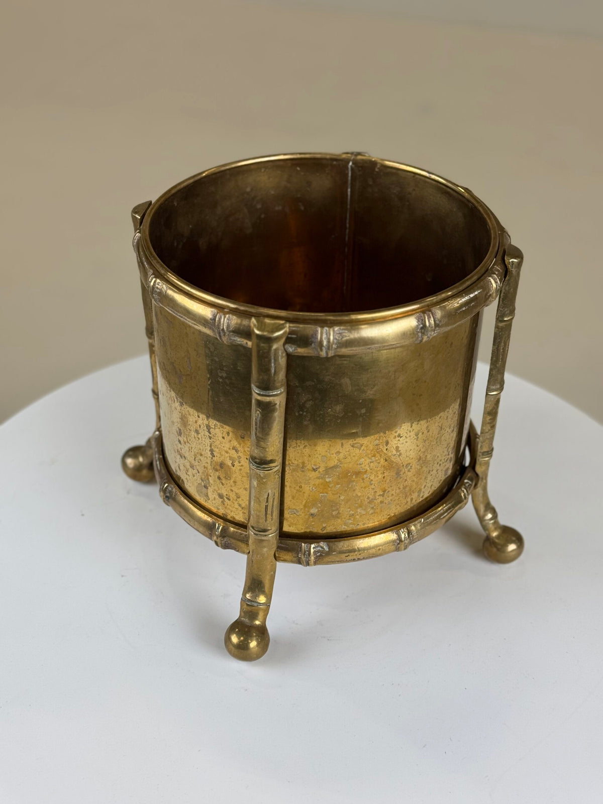 French Faux Bamboo Wine Cooler, Mid 20th Century, photo 13