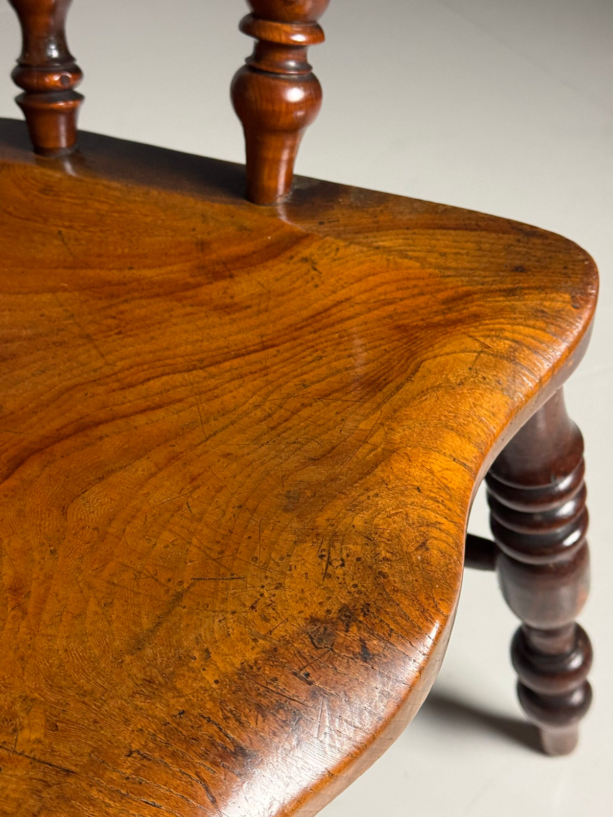 English Yew Wood Windsor Chair, c. 1800, photo 15