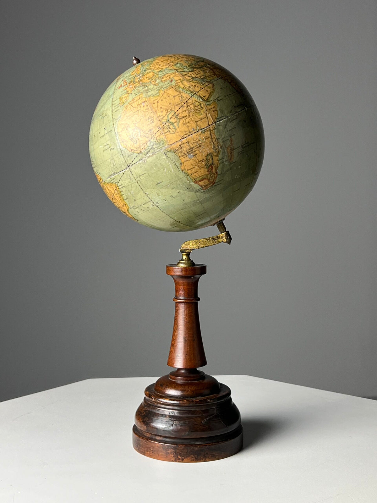 French Terrestrial Globe by M. Vivien de St. Martin, 19th Century, photo 2