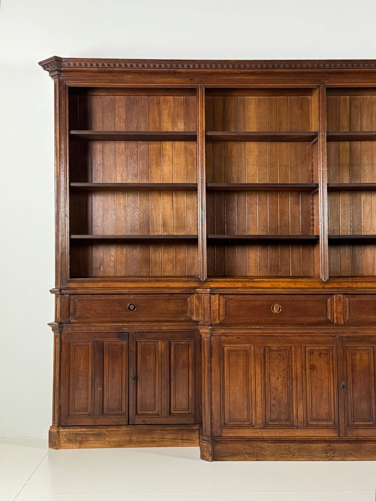 Giant Belgian Oak Library Bookcase, 1950s to 1960s, photo 7