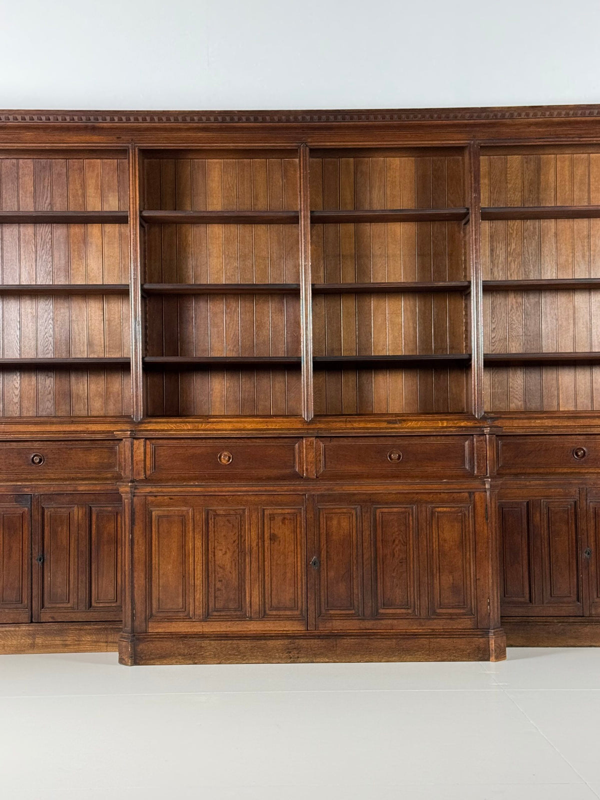Giant Belgian Oak Library Bookcase, 1950s to 1960s, photo 10