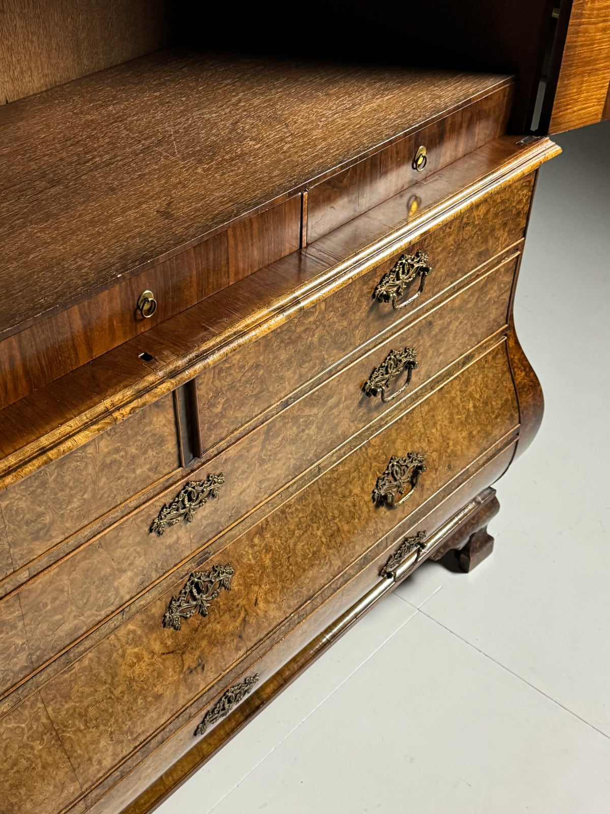Dutch Burr Walnut Cabinet, circa 1780, photo 11