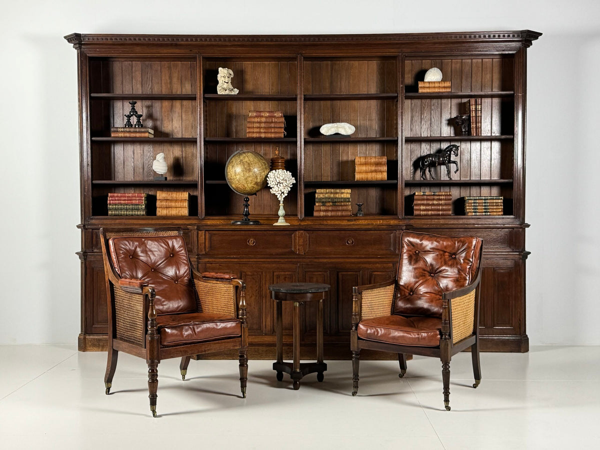 Giant Belgian Oak Library Bookcase, 1950s to 1960s, photo 41