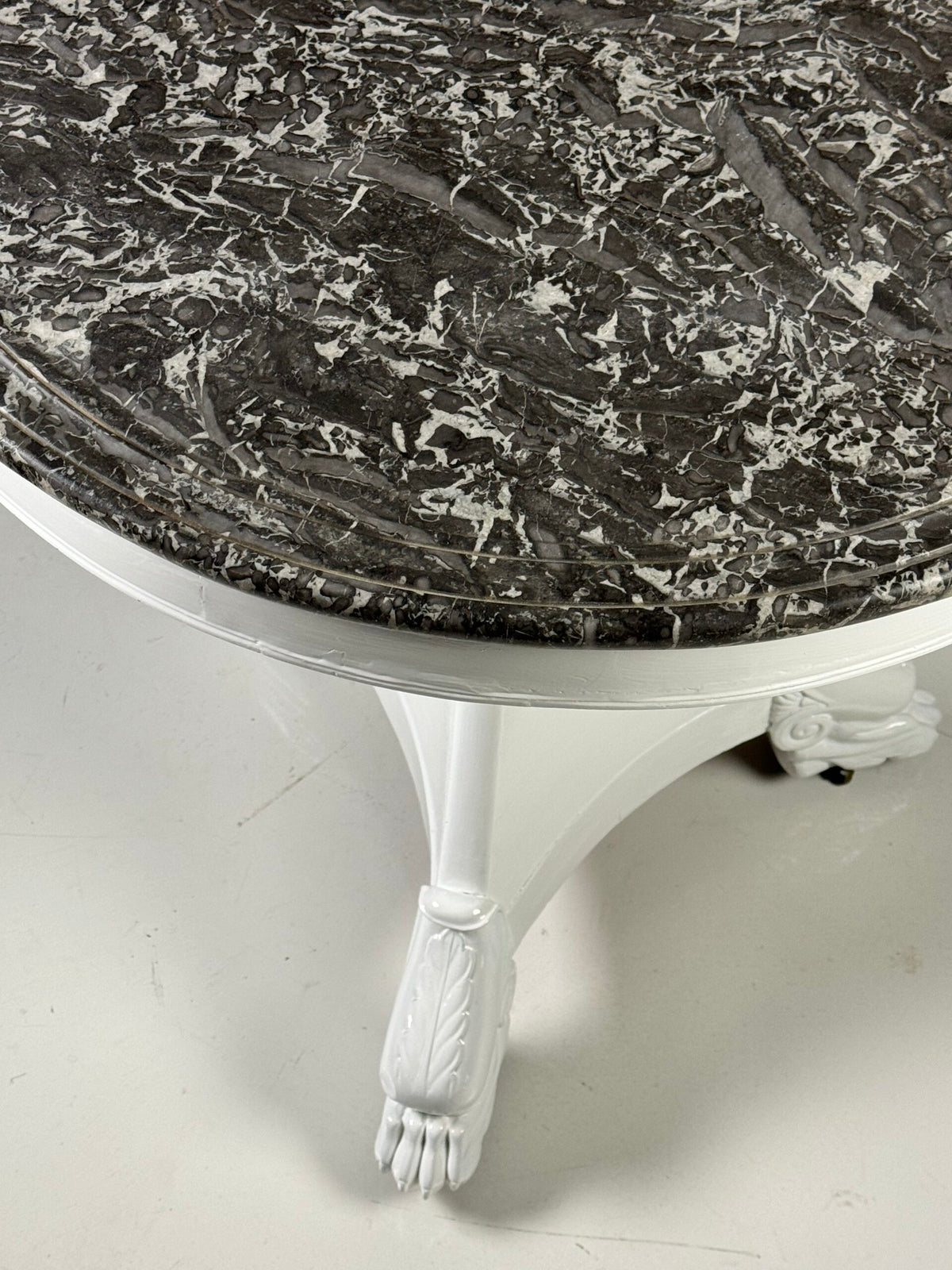 Early 19th Century White Painted Gueridon Center Table, France, photo 4