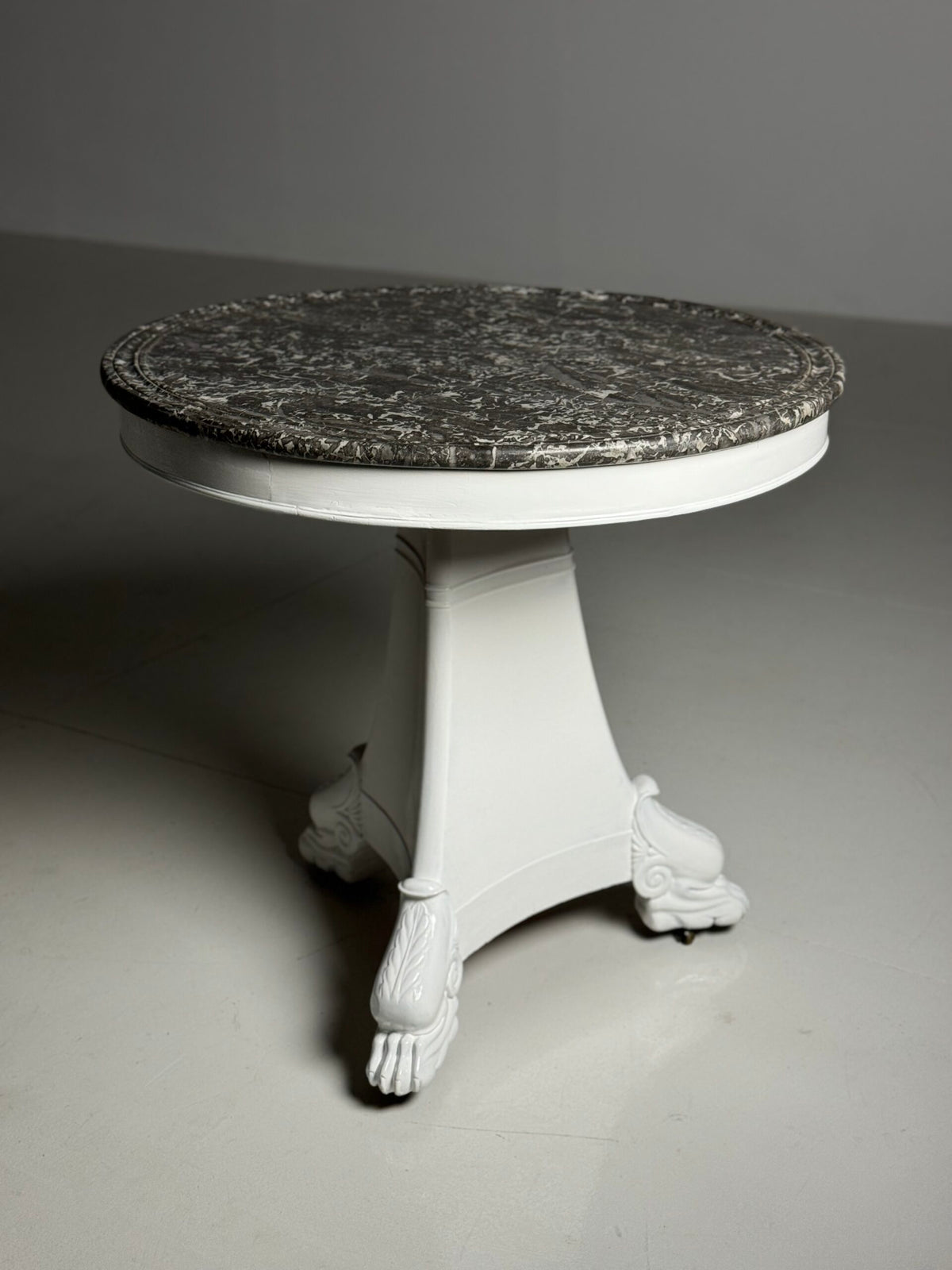 Early 19th Century White Painted Gueridon Center Table, France, photo 8