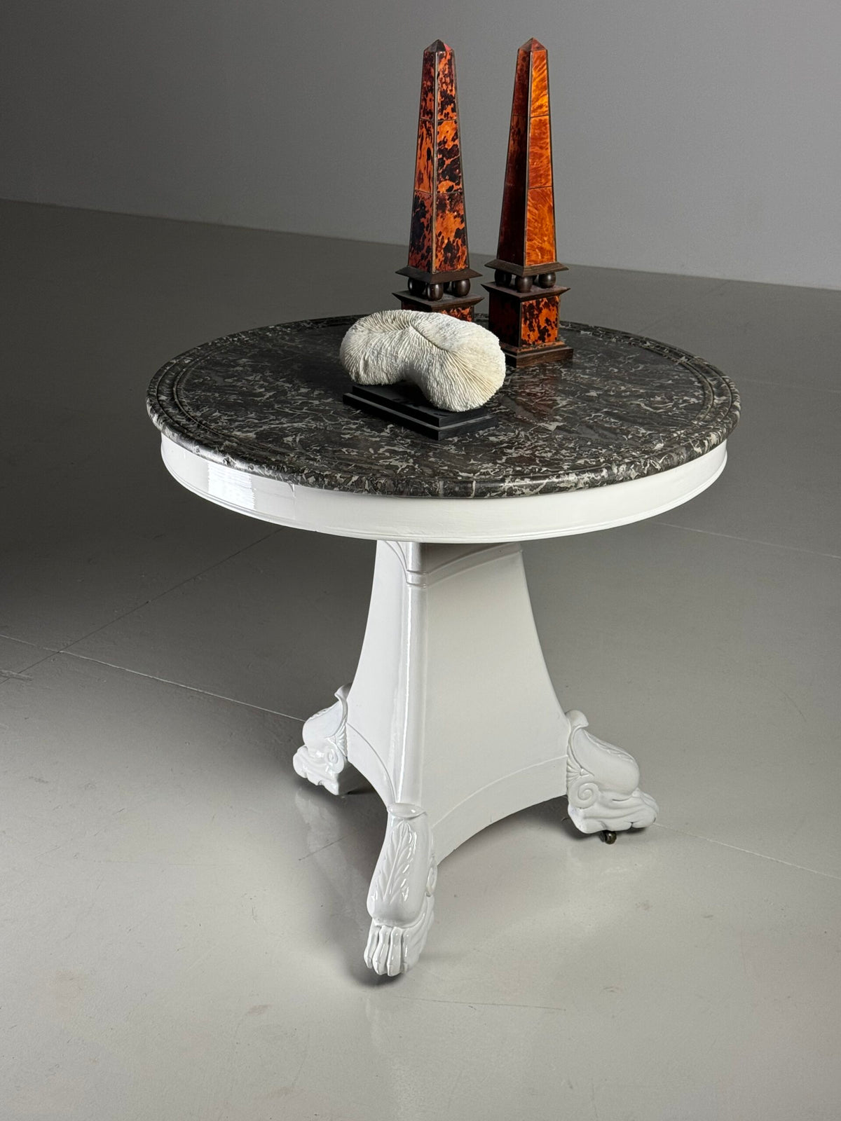 Early 19th Century White Painted Gueridon Center Table, France, photo 18