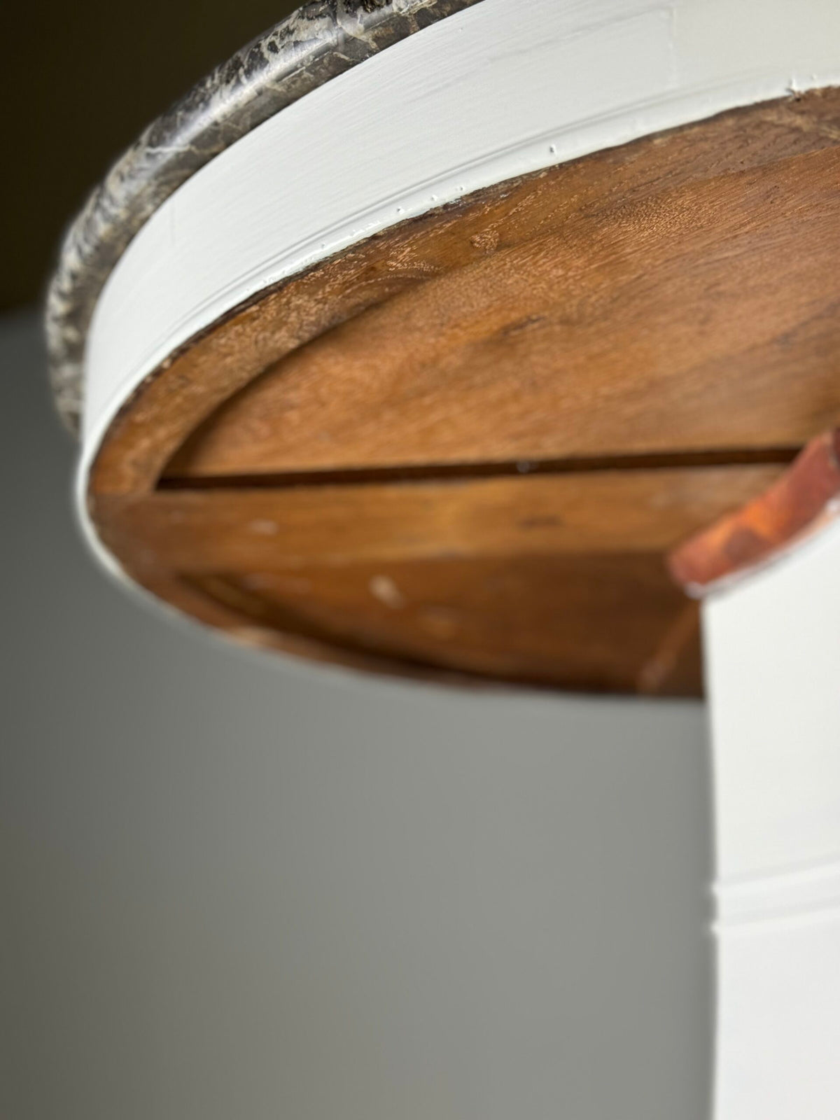 Early 19th Century White Painted Gueridon Center Table, France, photo 20