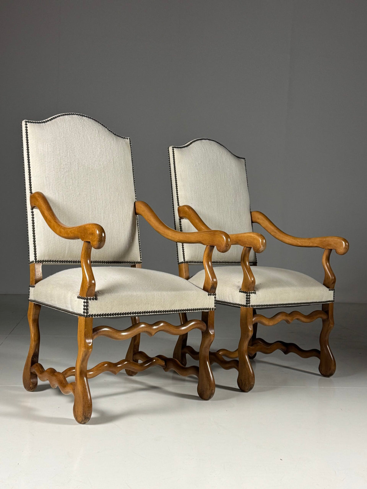 Set of Two Os de Mouton Dining Chairs, France, photo 1