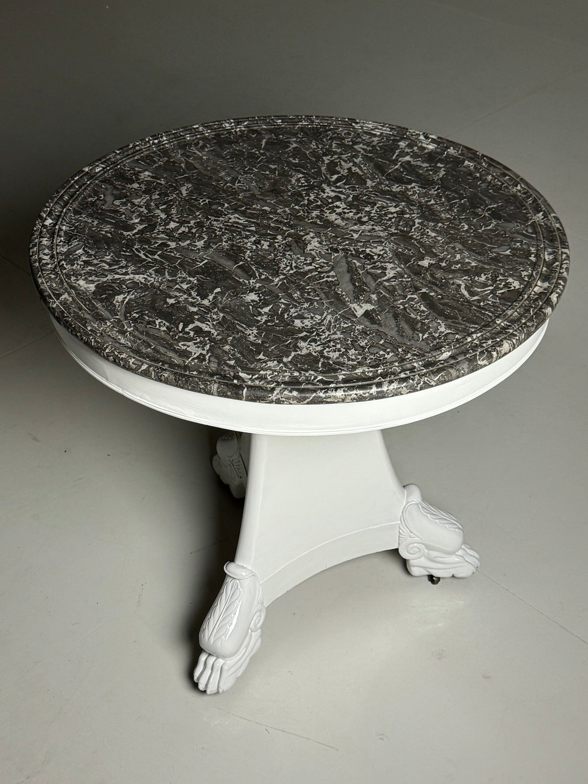 Early 19th Century White Painted Gueridon Center Table, France, photo 24