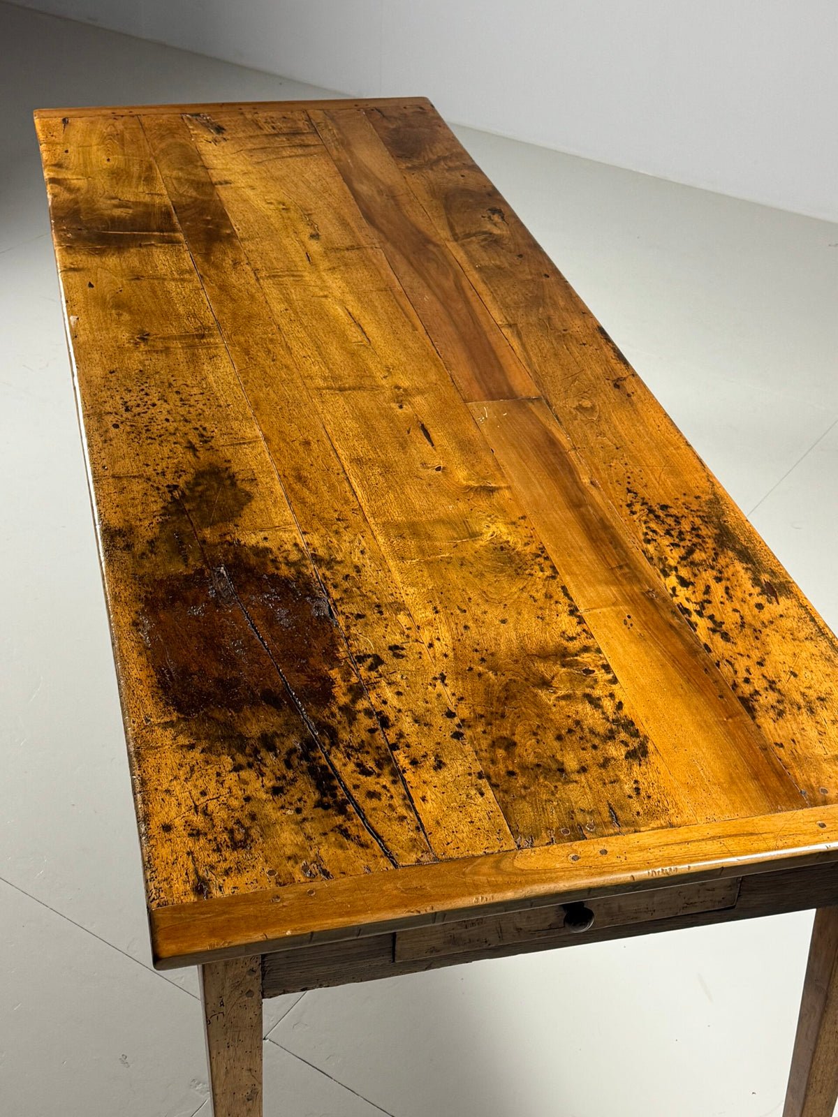 French Farmhouse Dining Table with End Drawers, Early 19th Century, photo 14