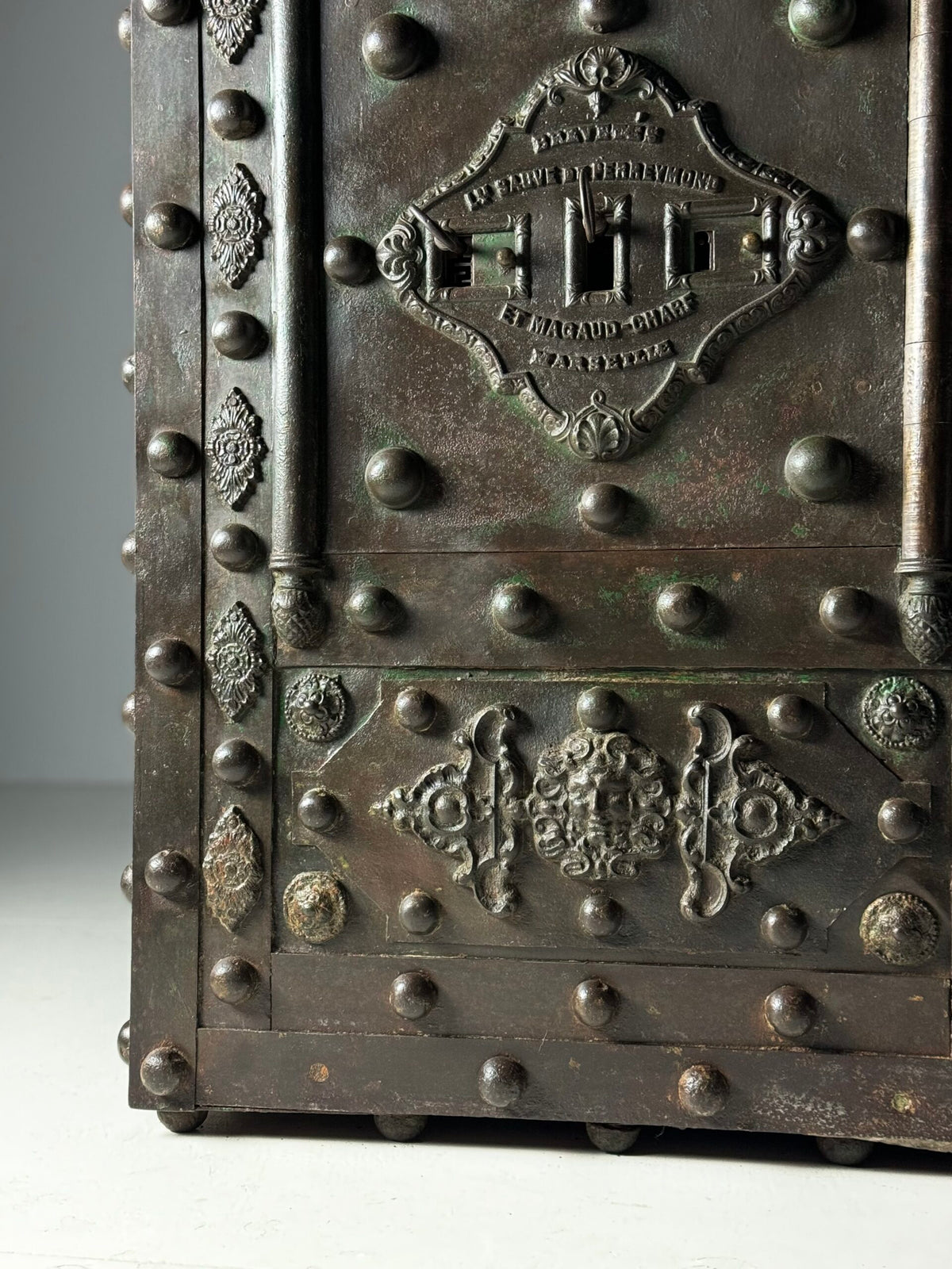 French Hobnail Safe by Magaud de Charf, Marseille, 1850 to 1890, photo 8