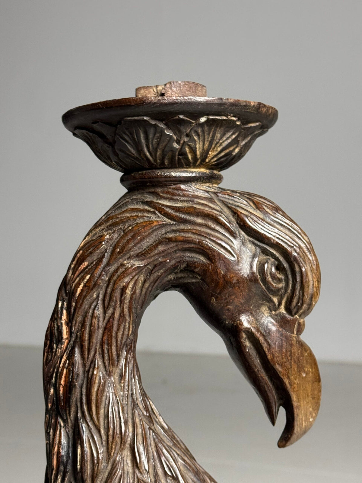 Pair of Hand Carved Wooden Eagles, France c. 1800, photo 14