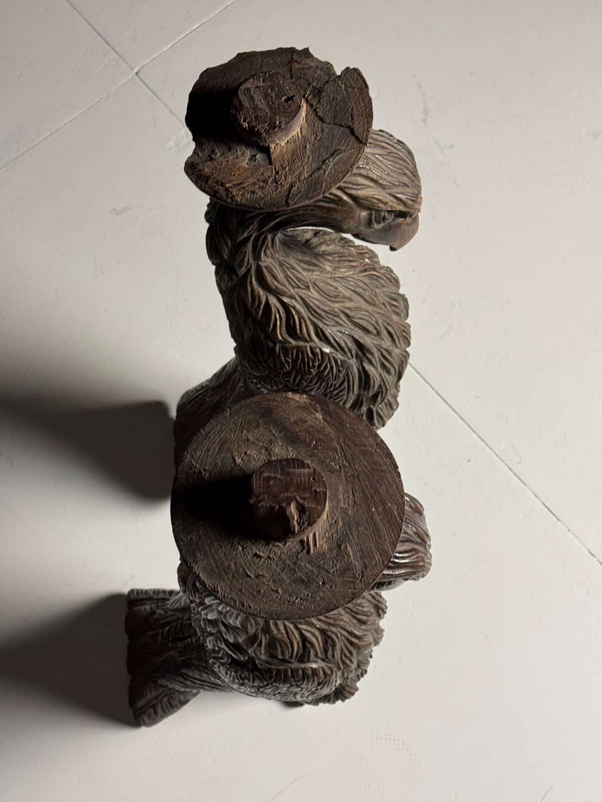 Pair of Hand Carved Wooden Eagles, France c. 1800, photo 5