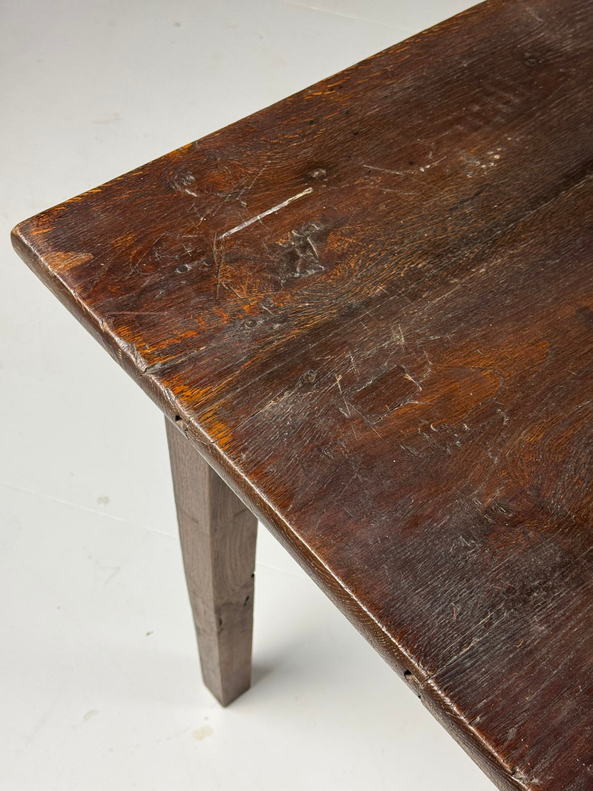 French Farmhouse Refectory Table with End Drawer, 258 cm, photo 15