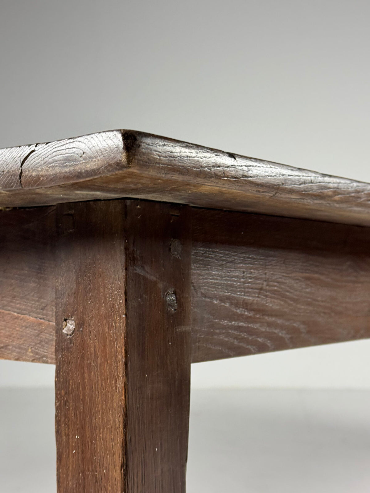 French Farmhouse Refectory Table with End Drawer, 258 cm, photo 7