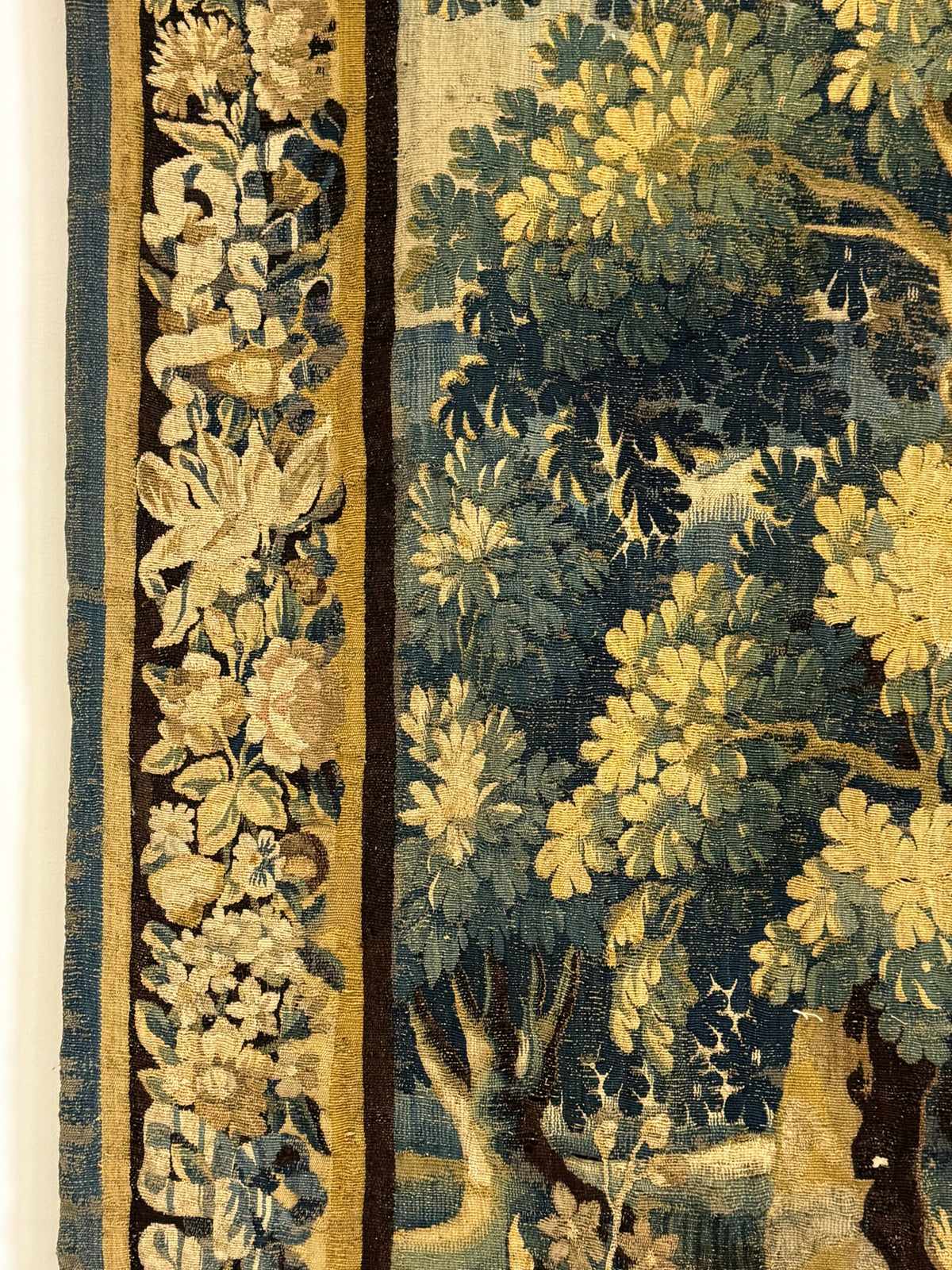 Large French Tapestry of an Exotic Chateau Garden, 18th Century, photo 7
