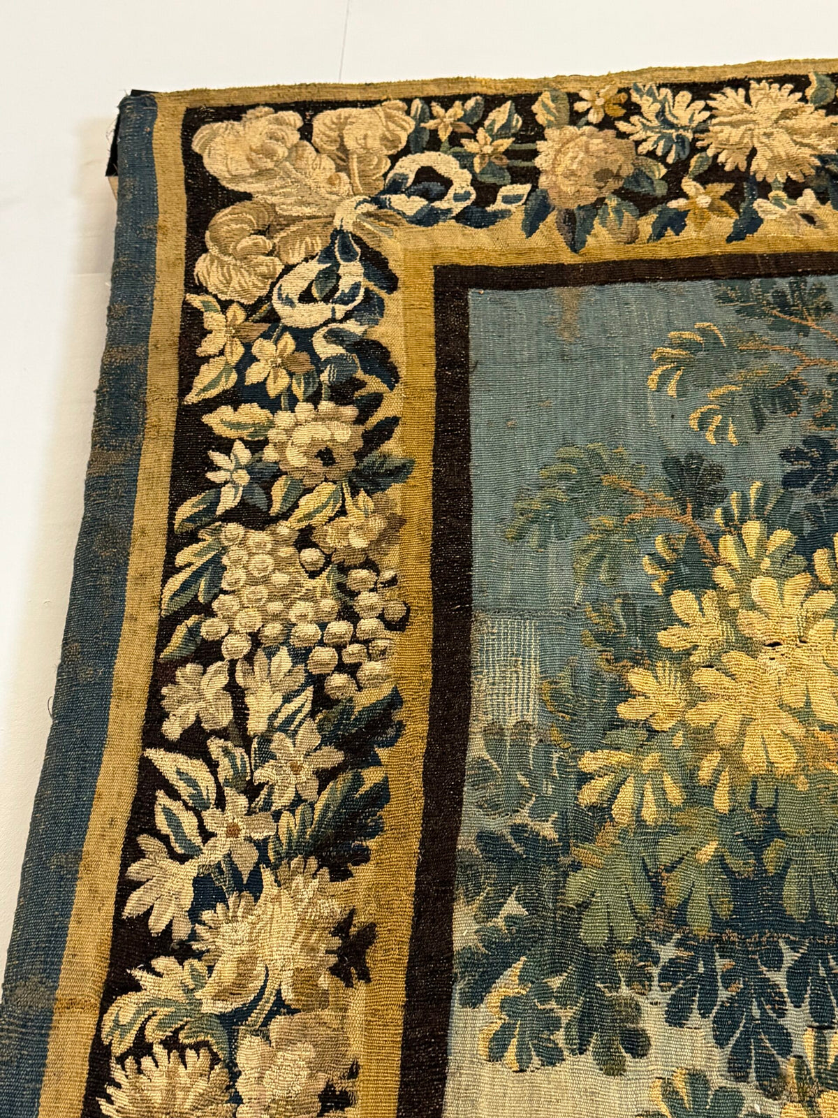 Large French Tapestry of an Exotic Chateau Garden, 18th Century, photo 11
