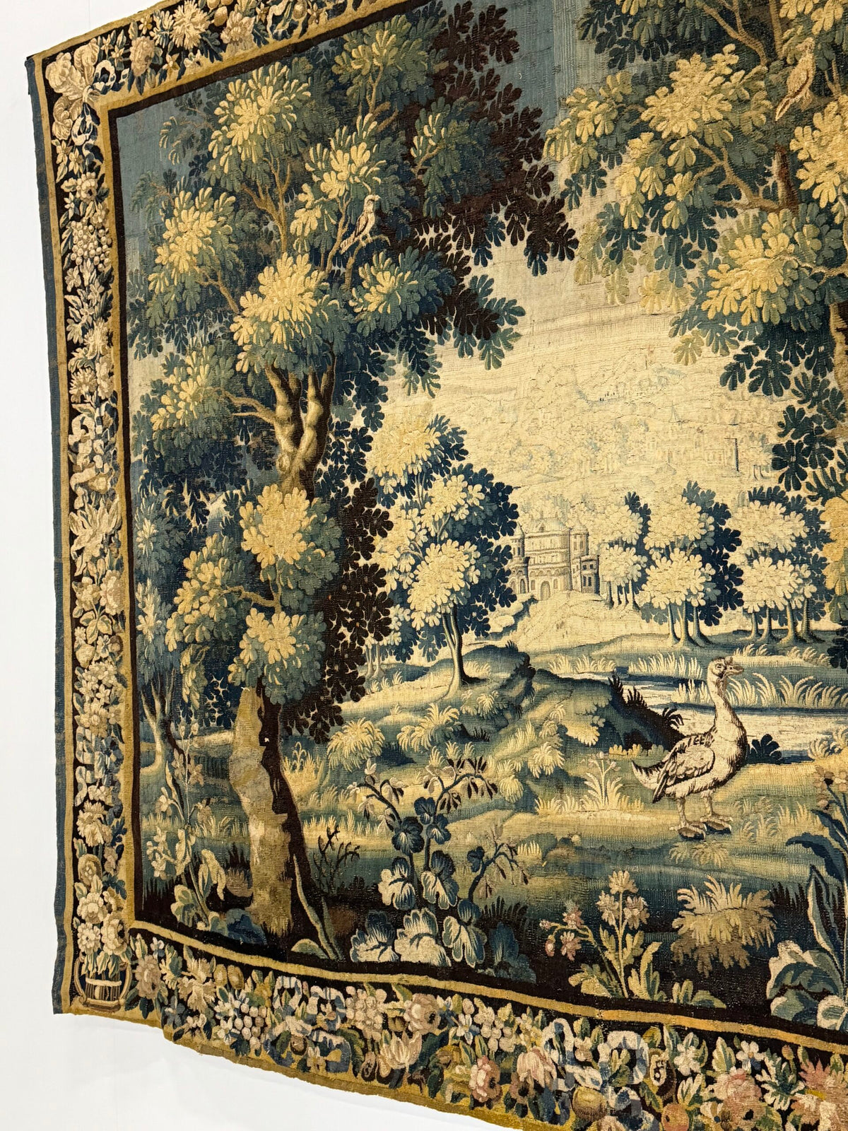 Large French Tapestry of an Exotic Chateau Garden, 18th Century, photo 24