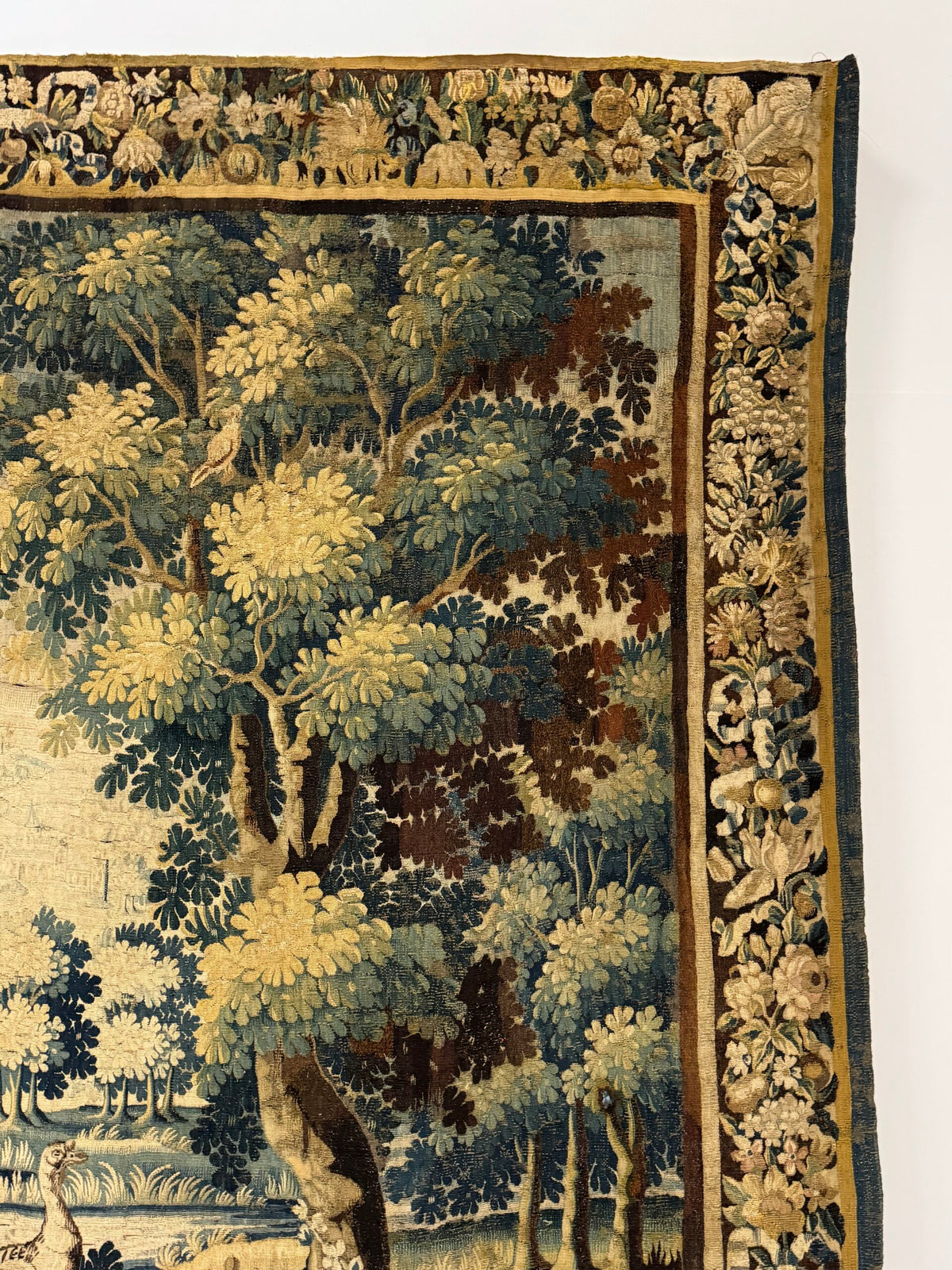 Large French Tapestry of an Exotic Chateau Garden, 18th Century, photo 34