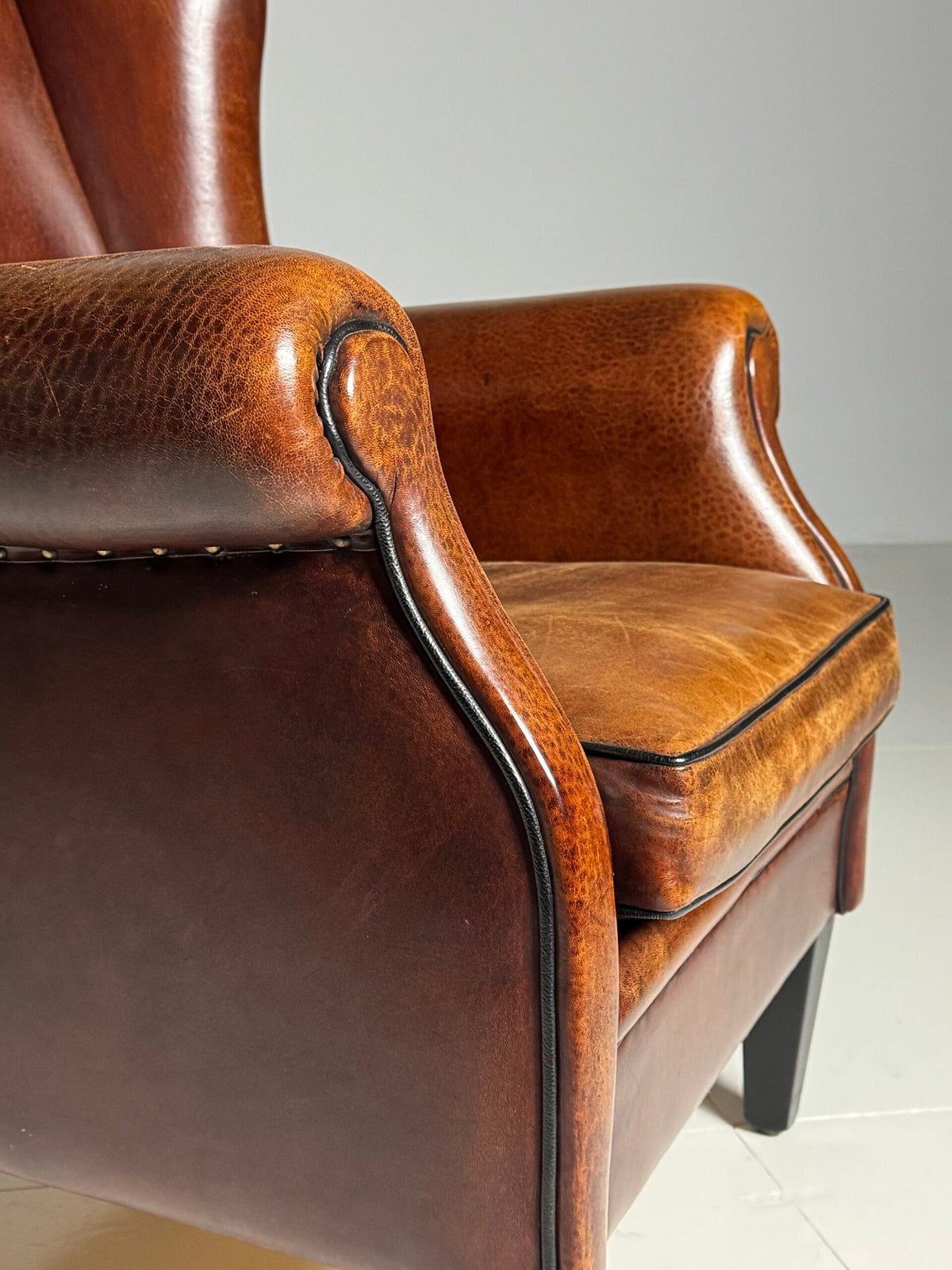 Sheepskin Wingback Club Armchair, photo 13