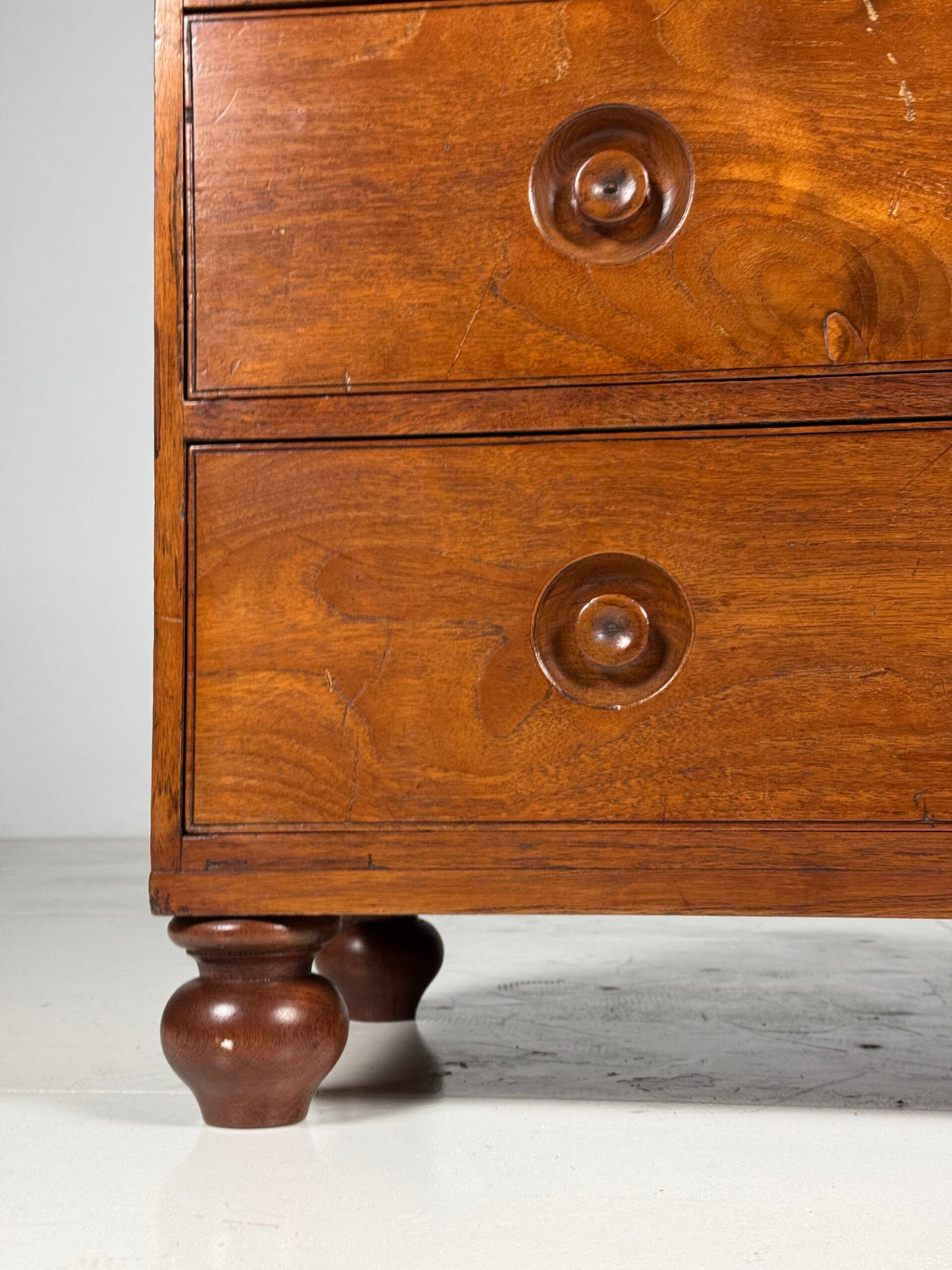 Anglo-Indian Teak Campaign Chest of Drawers, 19th Century, photo 17