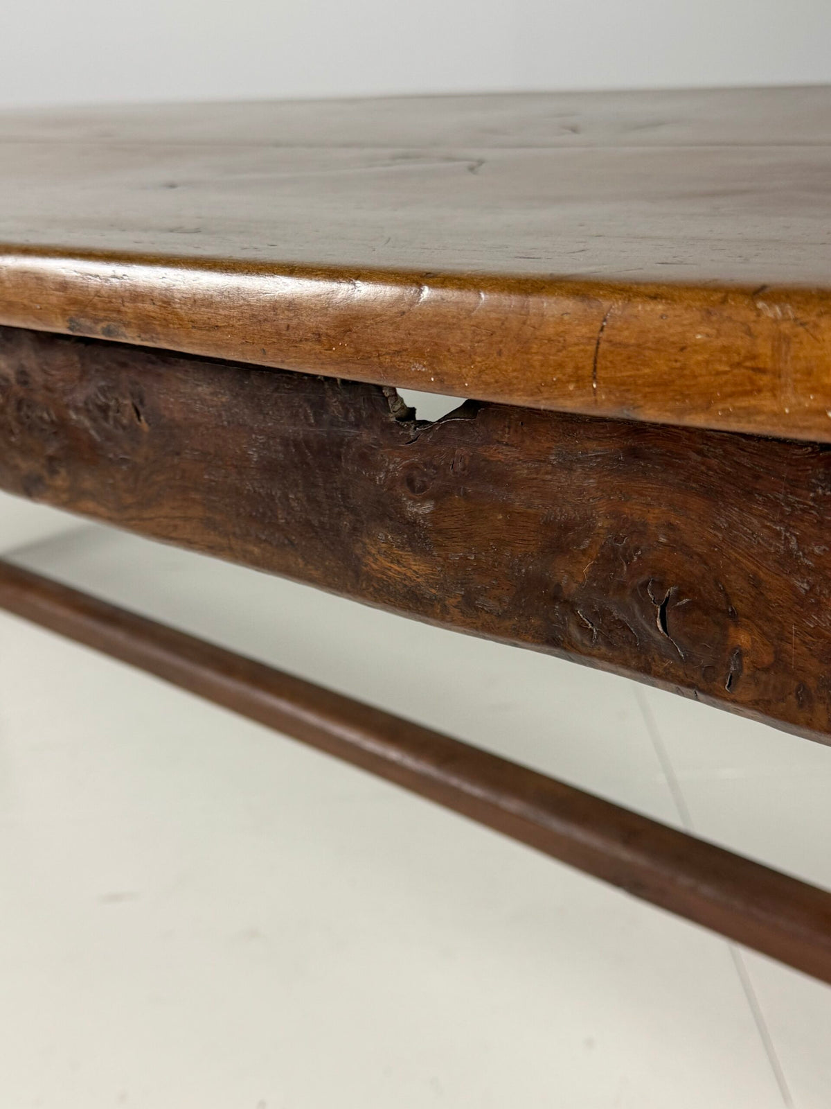 French Farmhouse Refectory Dining Table, Late 18th Century, photo 17
