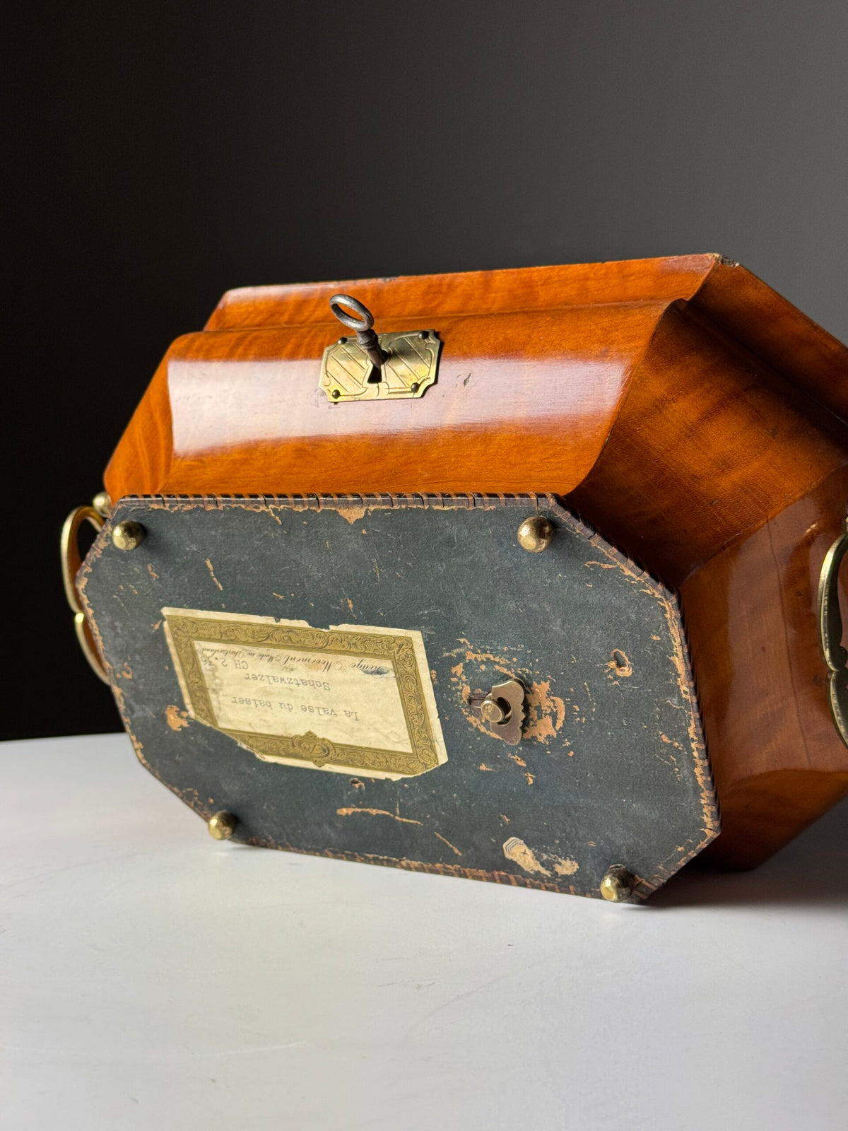 English Musical Jewellery Box with Swiss Movement, c. 1820 to 1860, photo 5