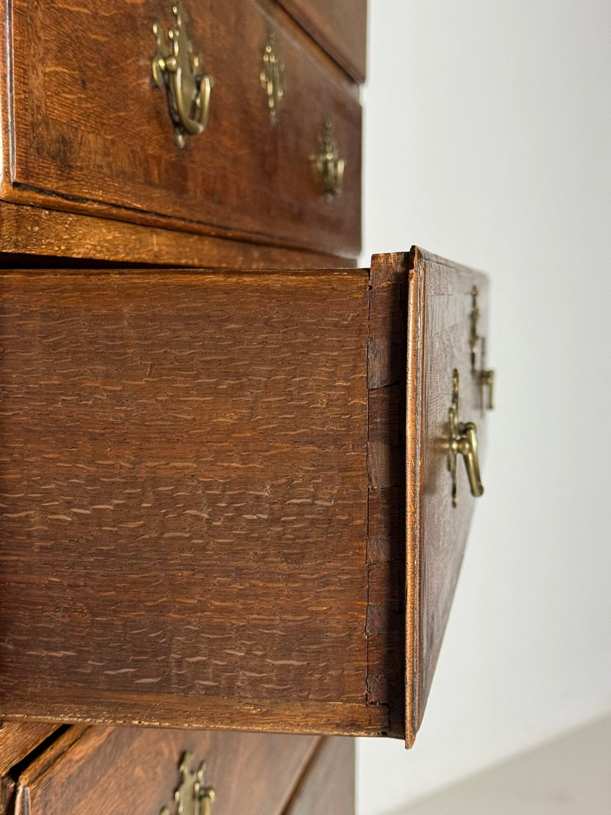English Oak Tallboy Chest on Chest, c. 1800, photo 2