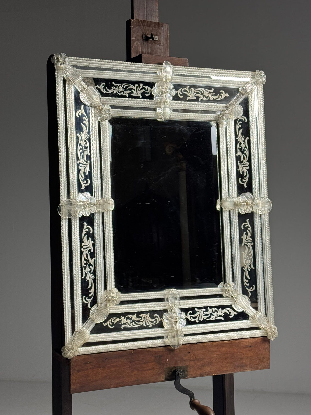 Venetian Murano Glass Mirror, 1950s, photo 23