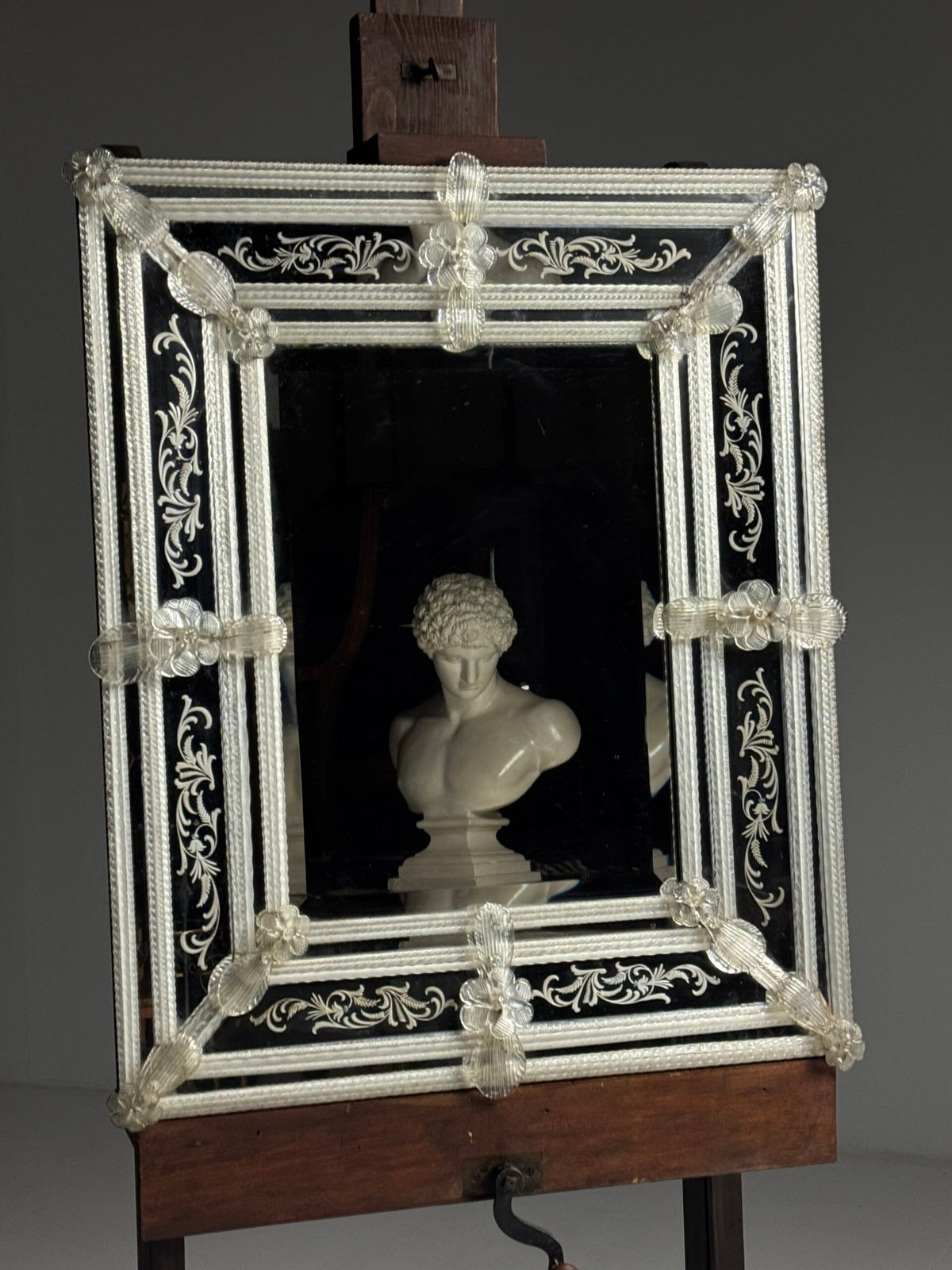 Venetian Murano Glass Mirror, 1950s, photo 21