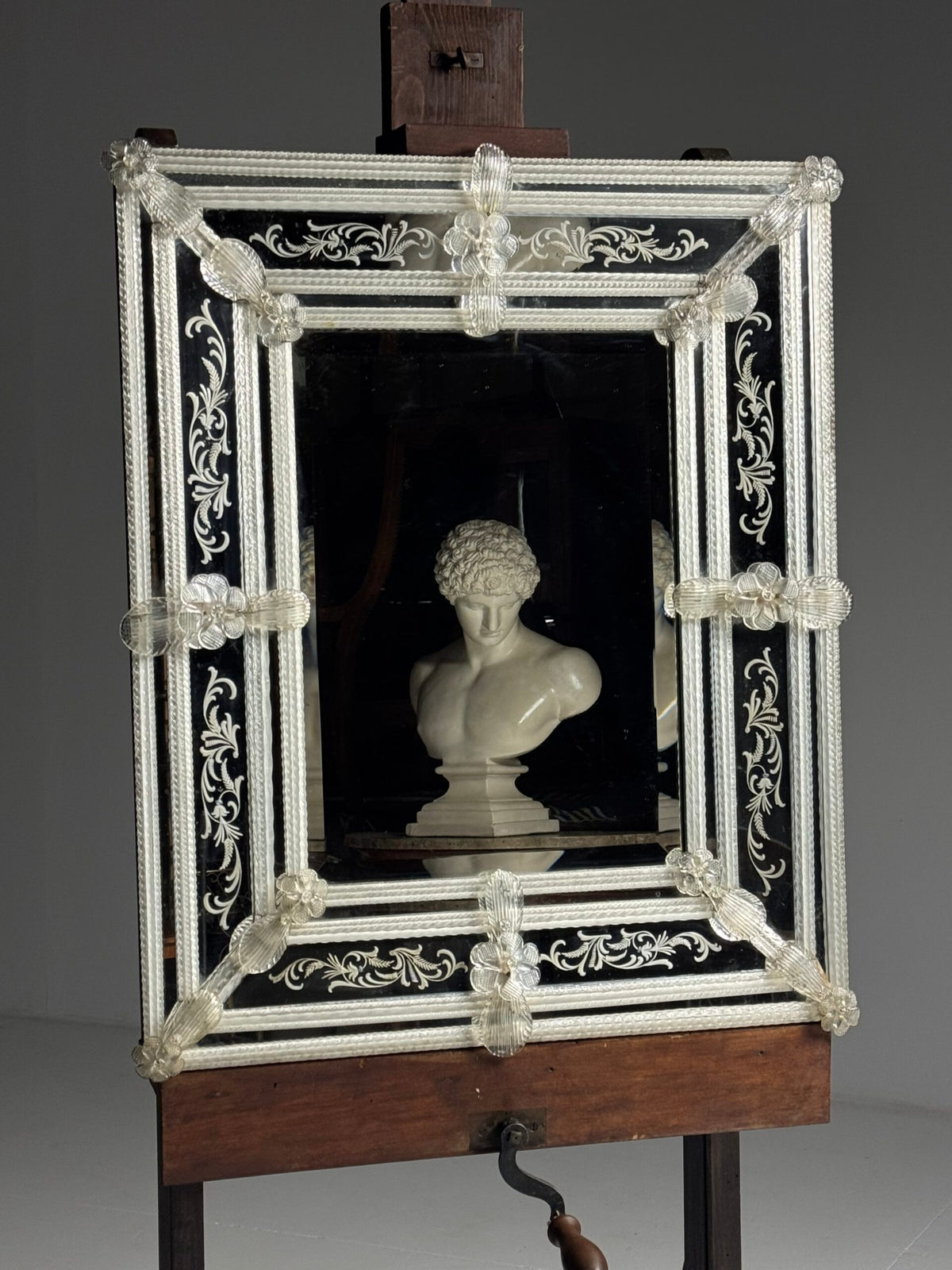 Venetian Murano Glass Mirror, 1950s, photo 20