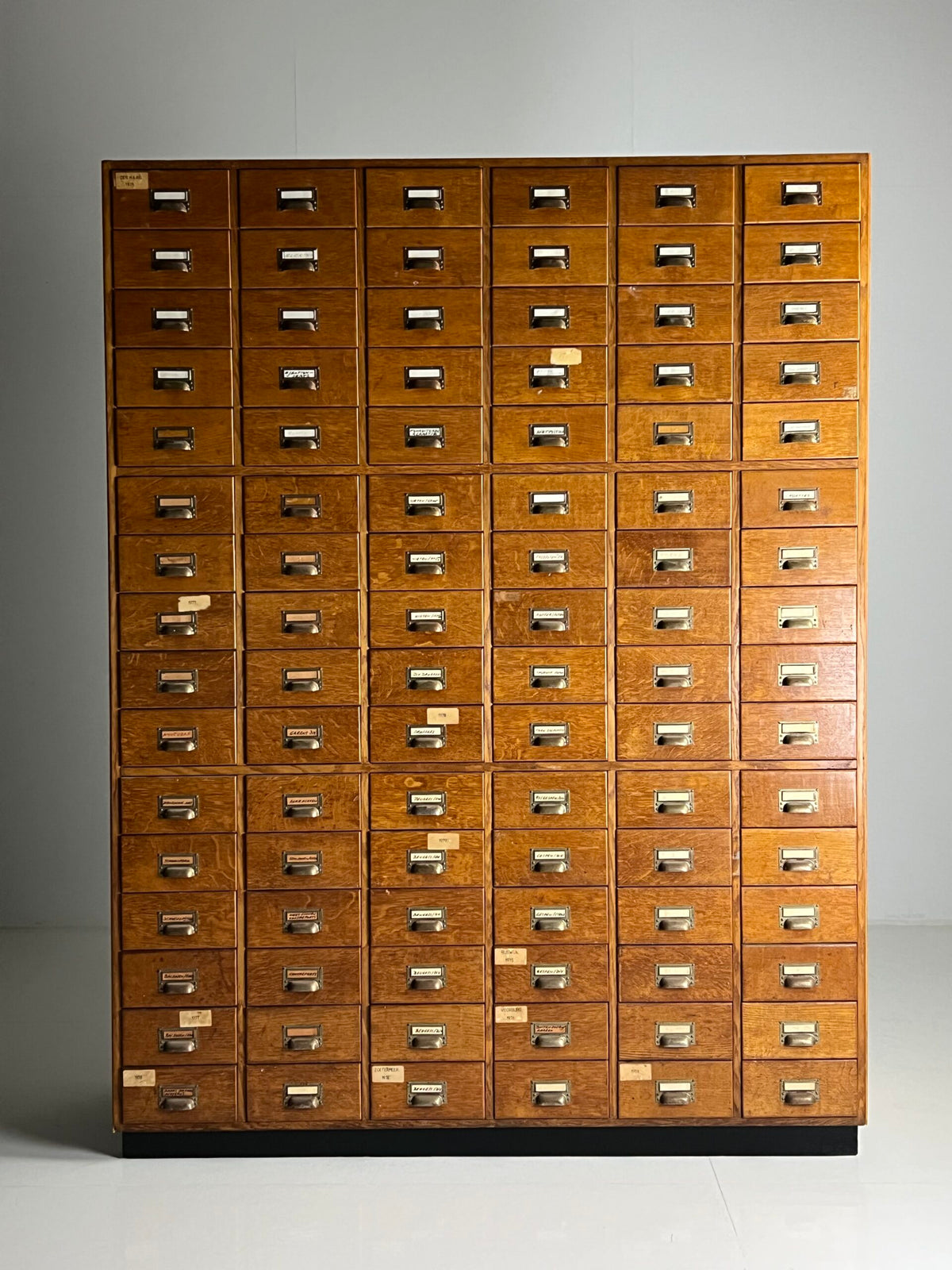 Large Apothecary Cabinet with 96 Drawers, The Hague, c. 1960, photo 1