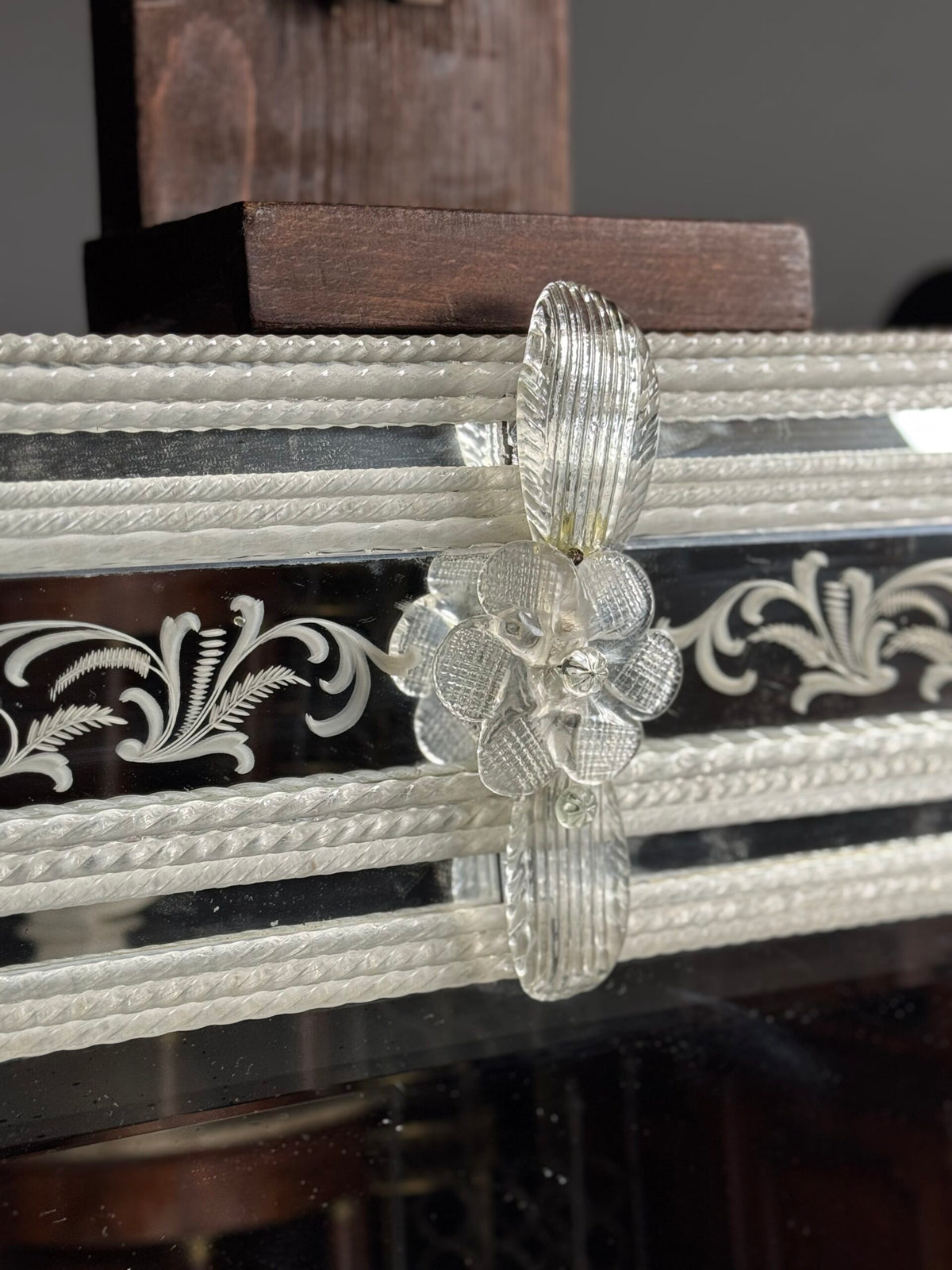 Venetian Murano Glass Mirror, 1950s, photo 10