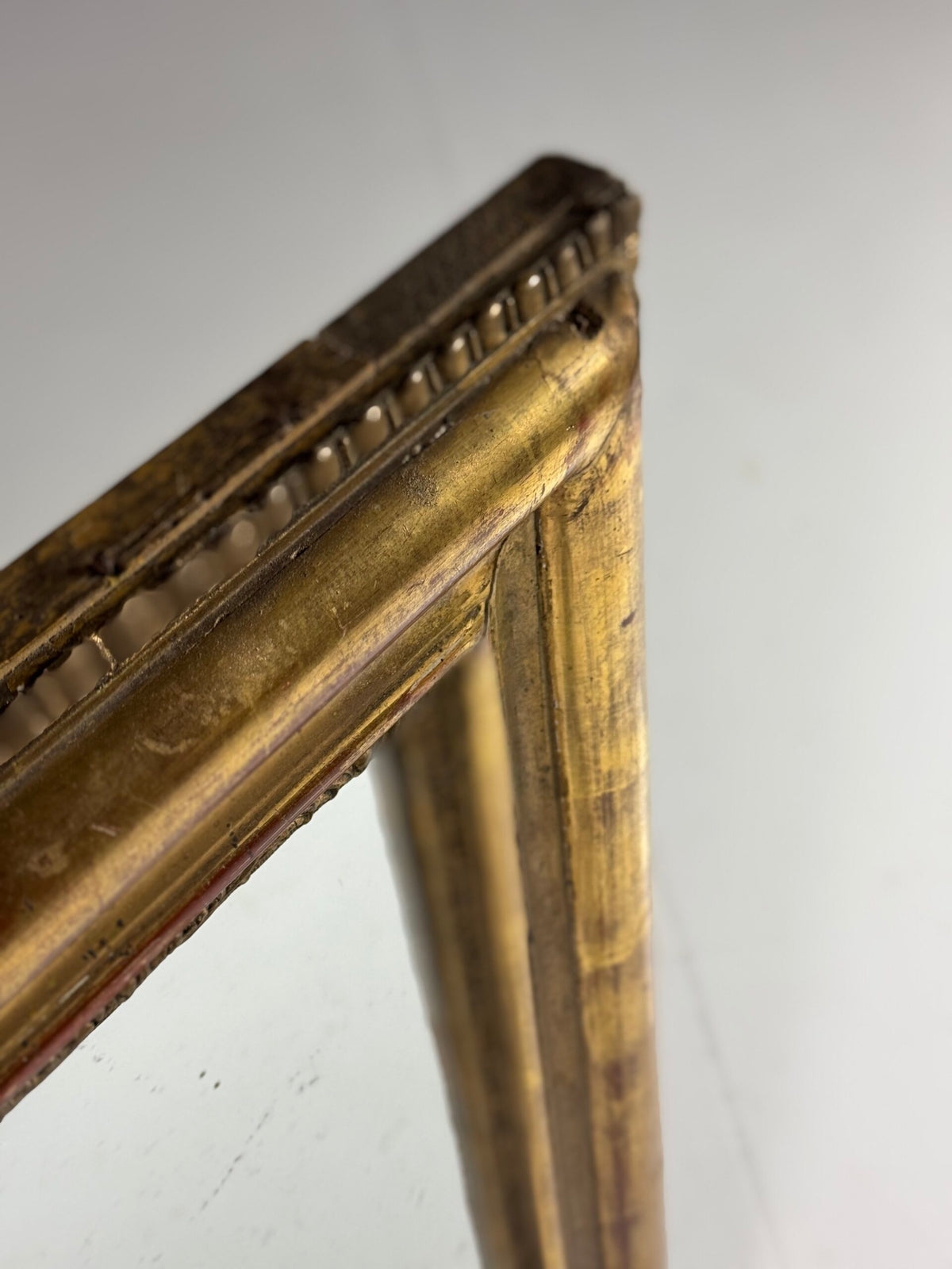 French Gilt Mirror with Original Mercury Glass, 19th Century, photo 7