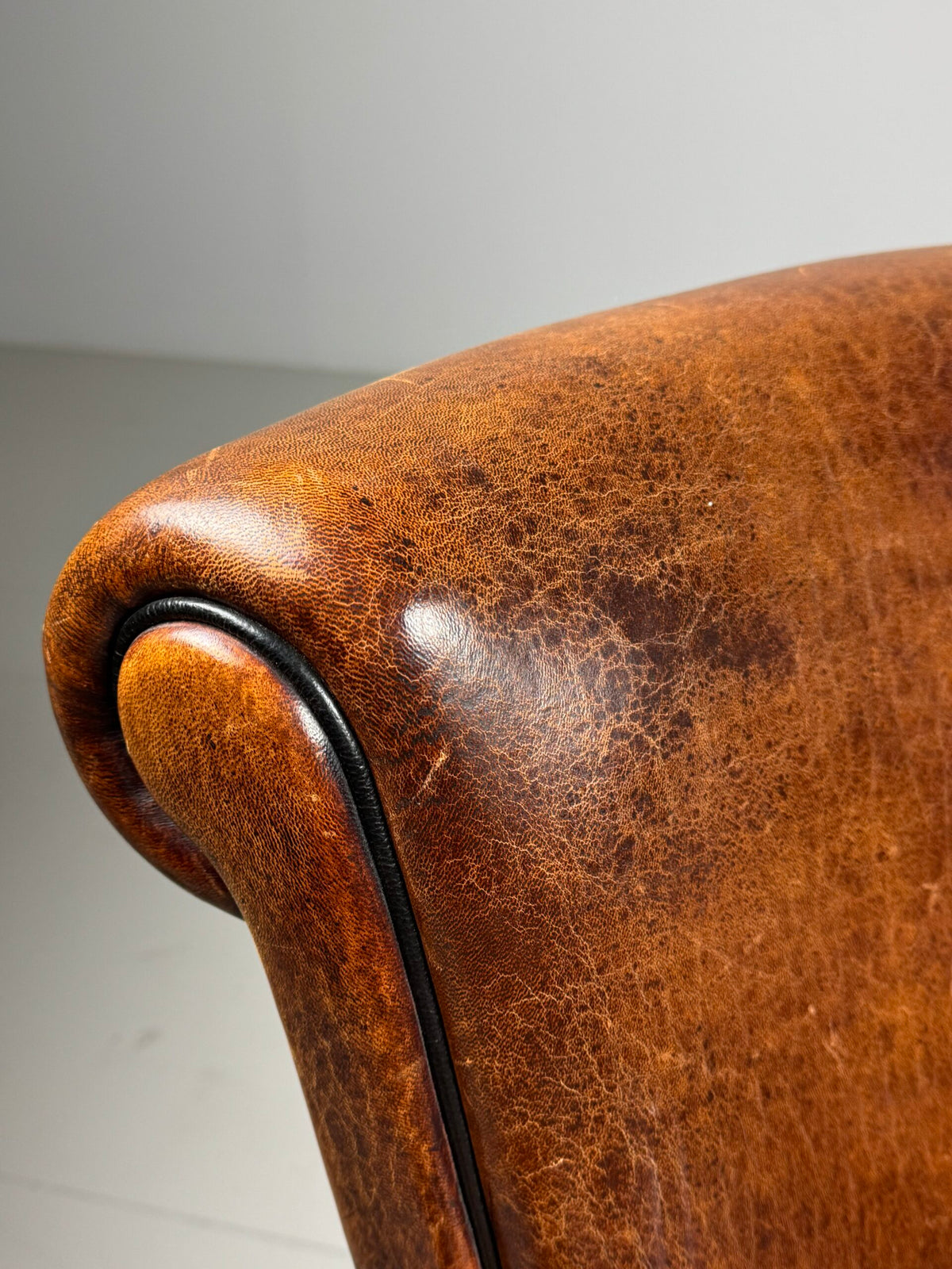 Sheepskin Club Armchair, 1990s, photo 15