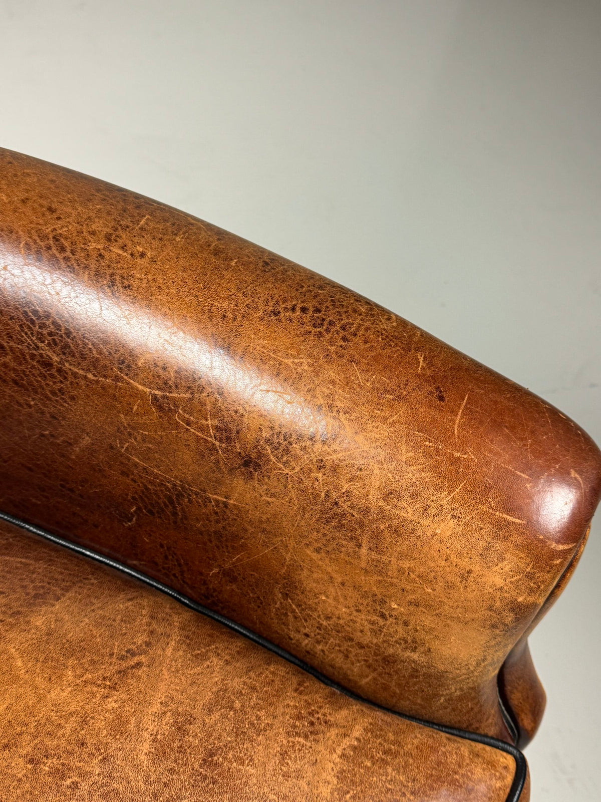 Sheepskin Club Armchair, 1990s, photo 14