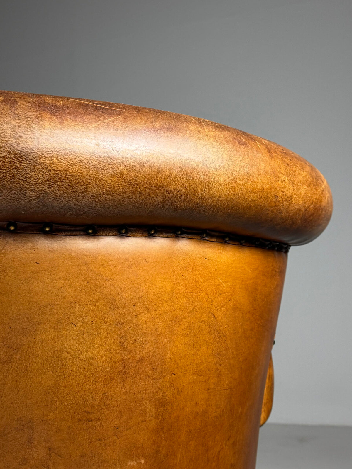 Sheepskin Club Armchair, 1990s, photo 10