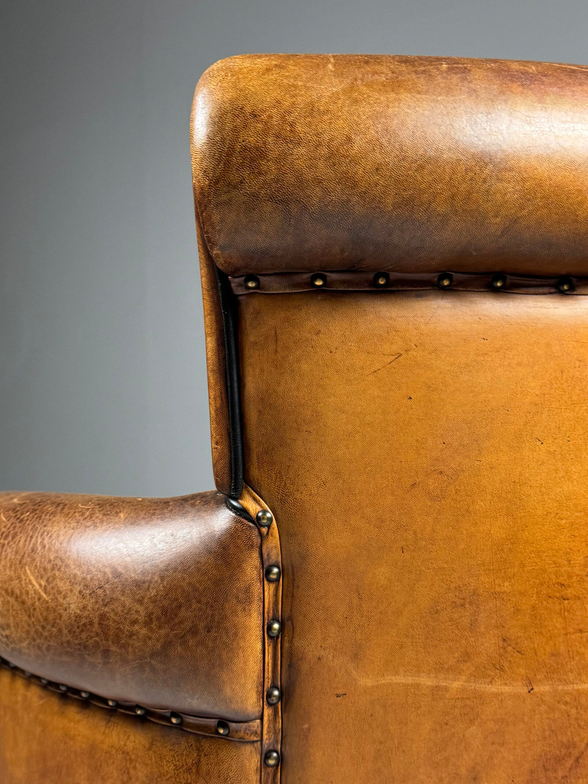 Sheepskin Club Armchair, 1990s, photo 9